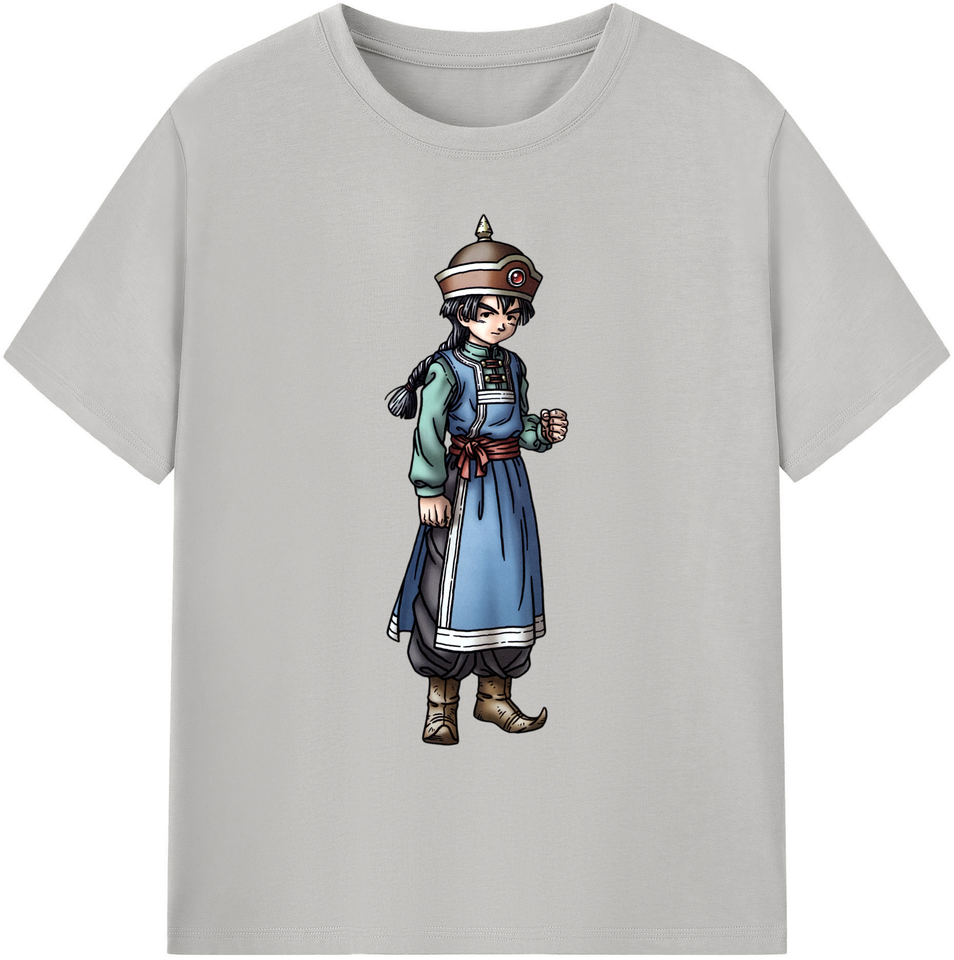 （画像用） ドラゴンクエスト Doragon Kuesuto Dragon Quest 綿100％ メンズ半袖Tシャツ｜肌触りやわらか＆通気性