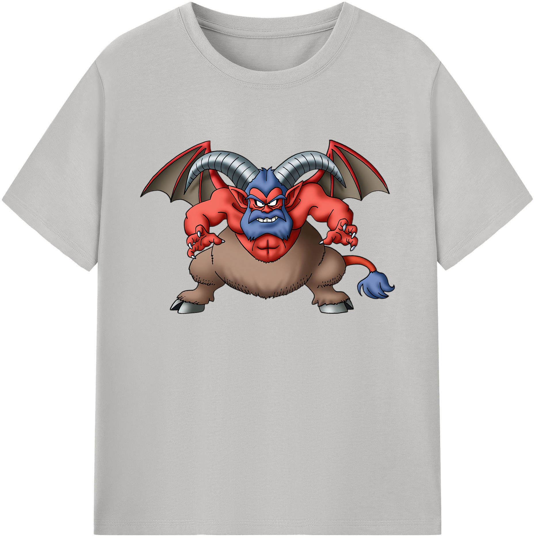 （画像用） ドラゴンクエスト Doragon Kuesuto Dragon Quest 綿100％ メンズ半袖Tシャツ｜肌触りやわらか＆通気性