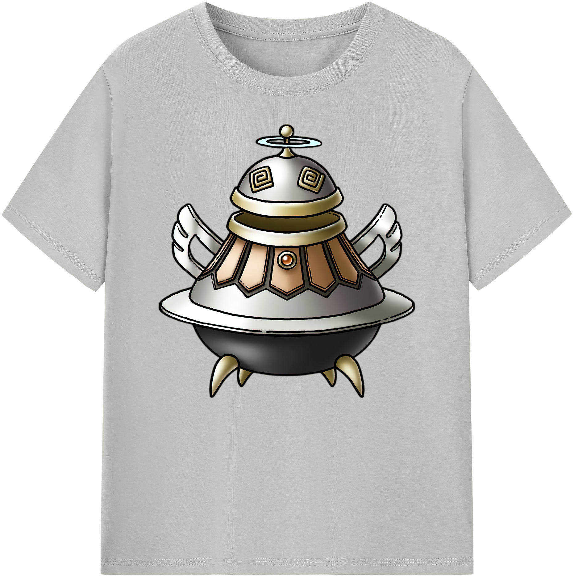 （画像用） ドラゴンクエスト Doragon Kuesuto Dragon Quest 綿100％ メンズ半袖Tシャツ｜肌触りやわらか＆通気性