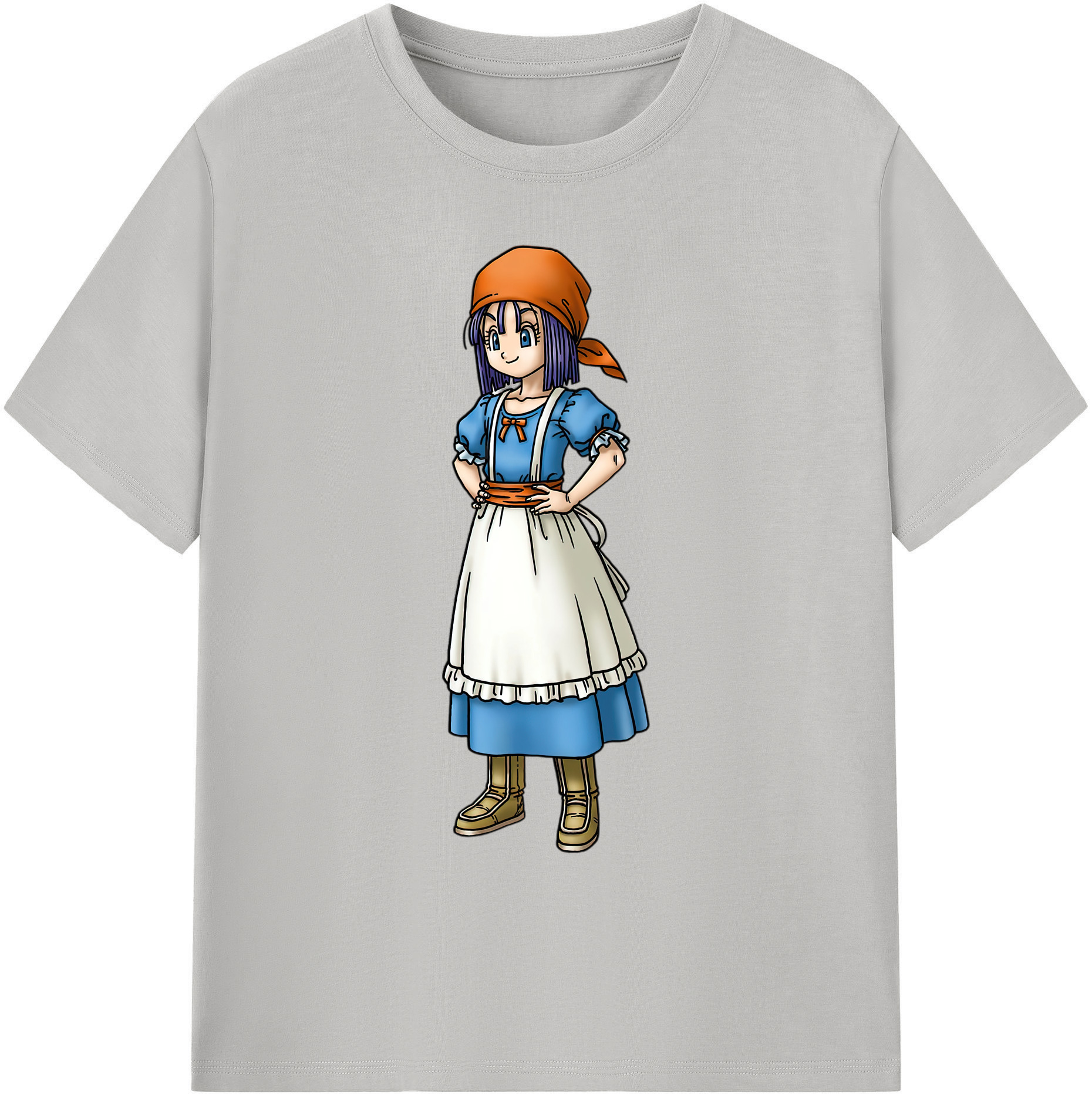 （画像用） ドラゴンクエスト Doragon Kuesuto Dragon Quest 綿100％ メンズ半袖Tシャツ｜肌触りやわらか＆通気性