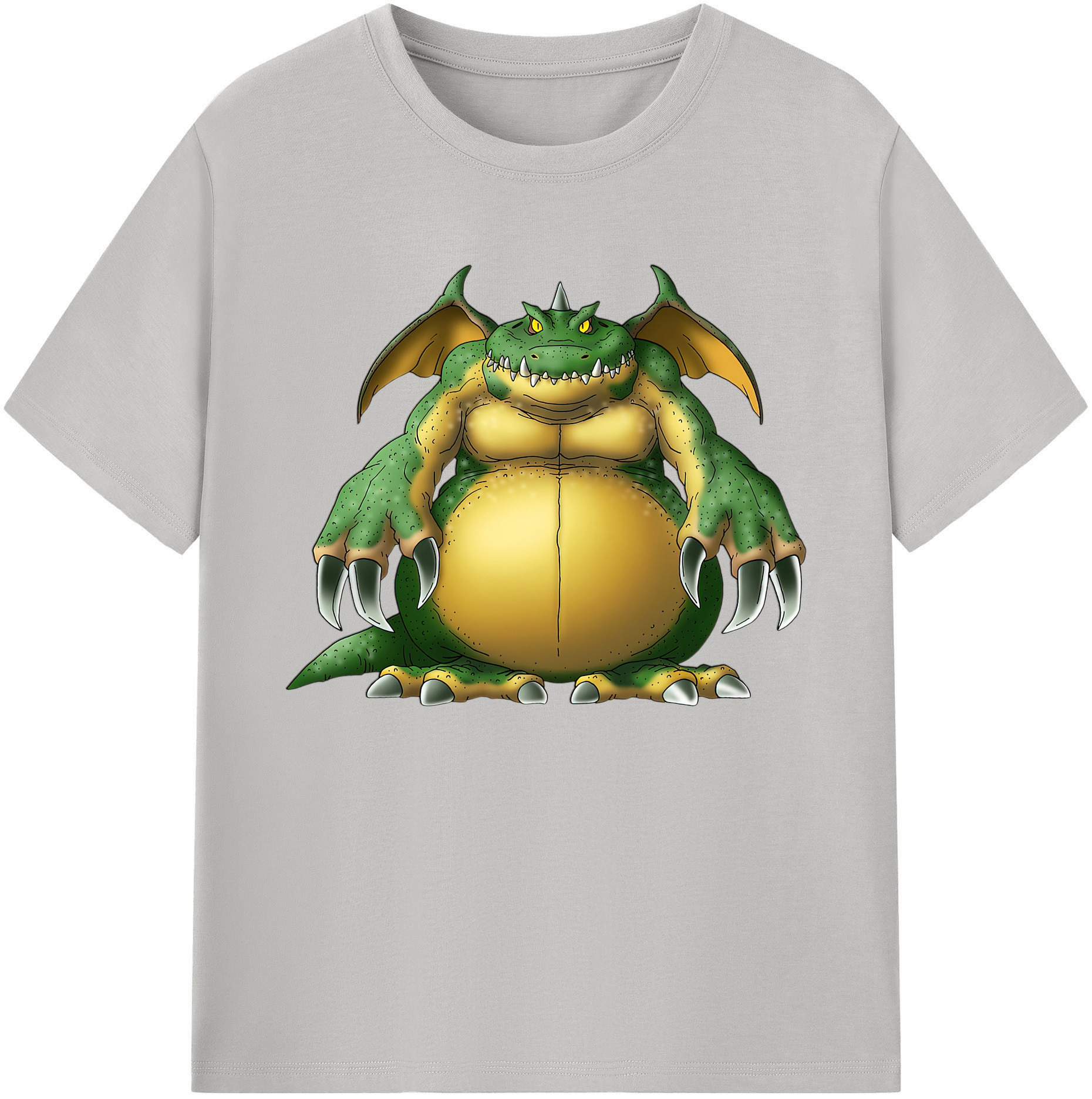 （画像用） ドラゴンクエスト Doragon Kuesuto Dragon Quest 綿100％ メンズ半袖Tシャツ｜肌触りやわらか＆通気性