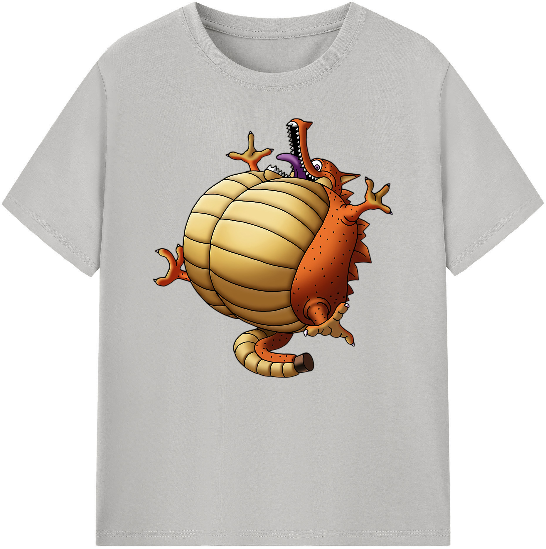 （画像用） ドラゴンクエスト Doragon Kuesuto Dragon Quest 綿100％ メンズ半袖Tシャツ｜肌触りやわらか＆通気性