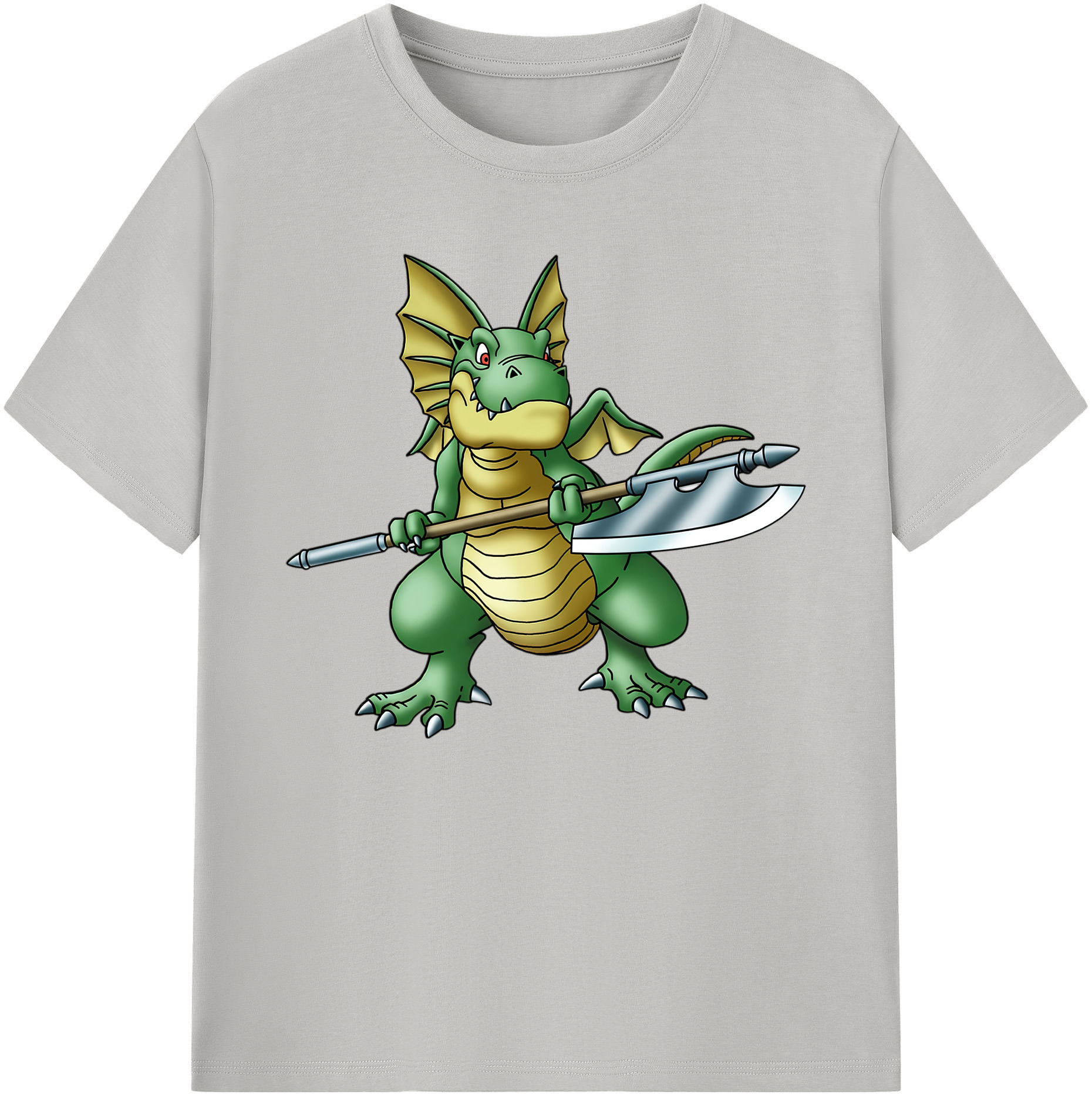 （画像用） ドラゴンクエスト Doragon Kuesuto Dragon Quest 綿100％ メンズ半袖Tシャツ｜肌触りやわらか＆通気性