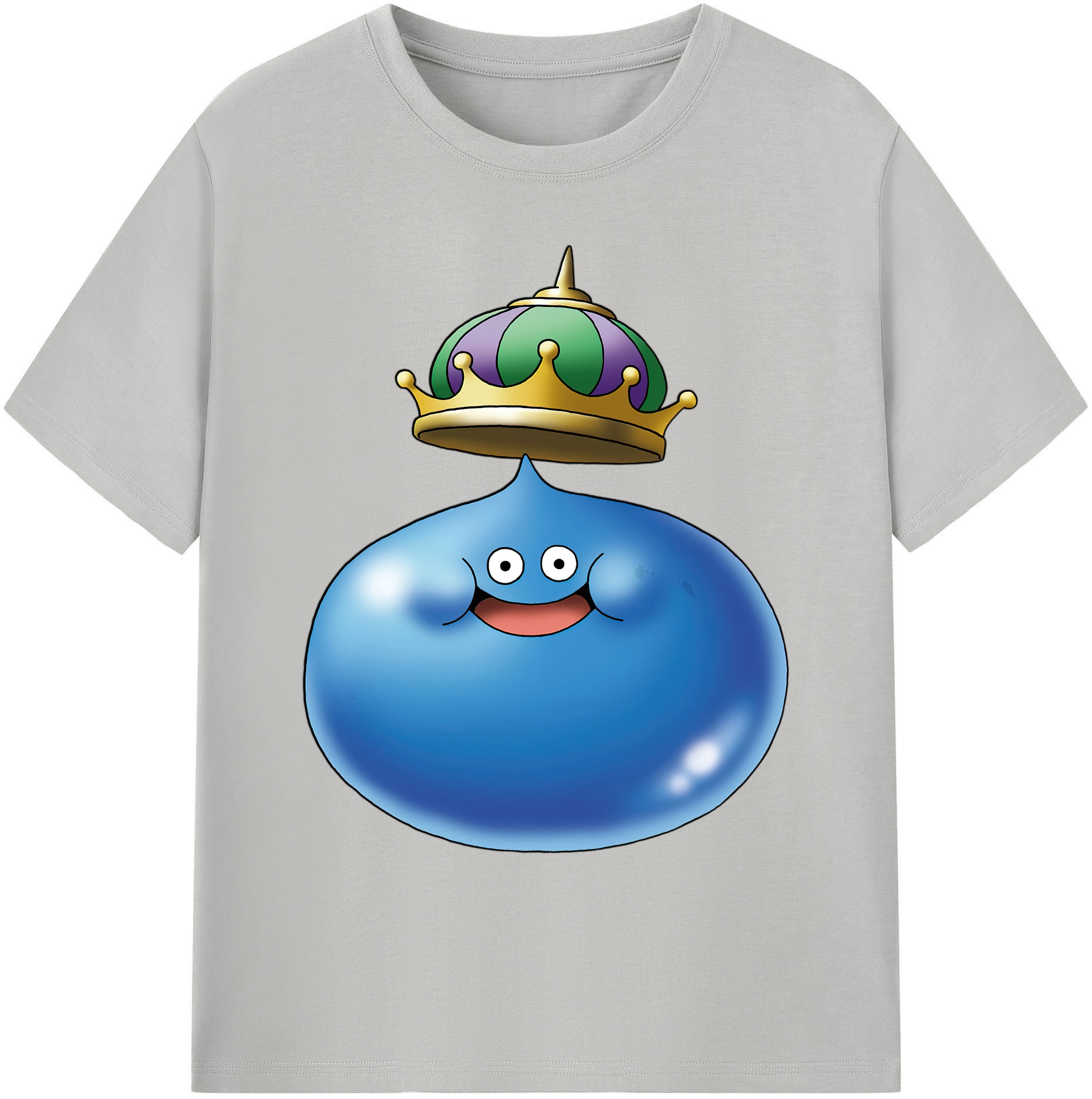 （画像用） ドラゴンクエスト Doragon Kuesuto Dragon Quest 綿100％ メンズ半袖Tシャツ｜肌触りやわらか＆通気性