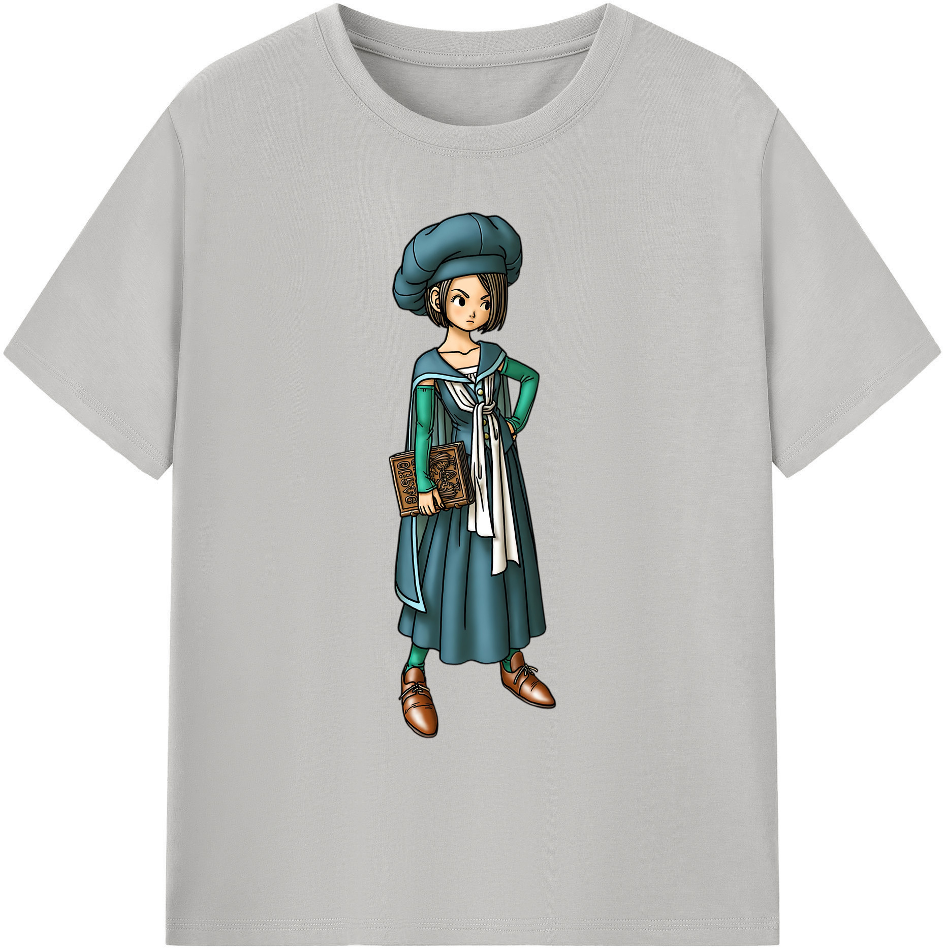 （画像用） ドラゴンクエスト Doragon Kuesuto Dragon Quest 綿100％ メンズ半袖Tシャツ｜肌触りやわらか＆通気性
