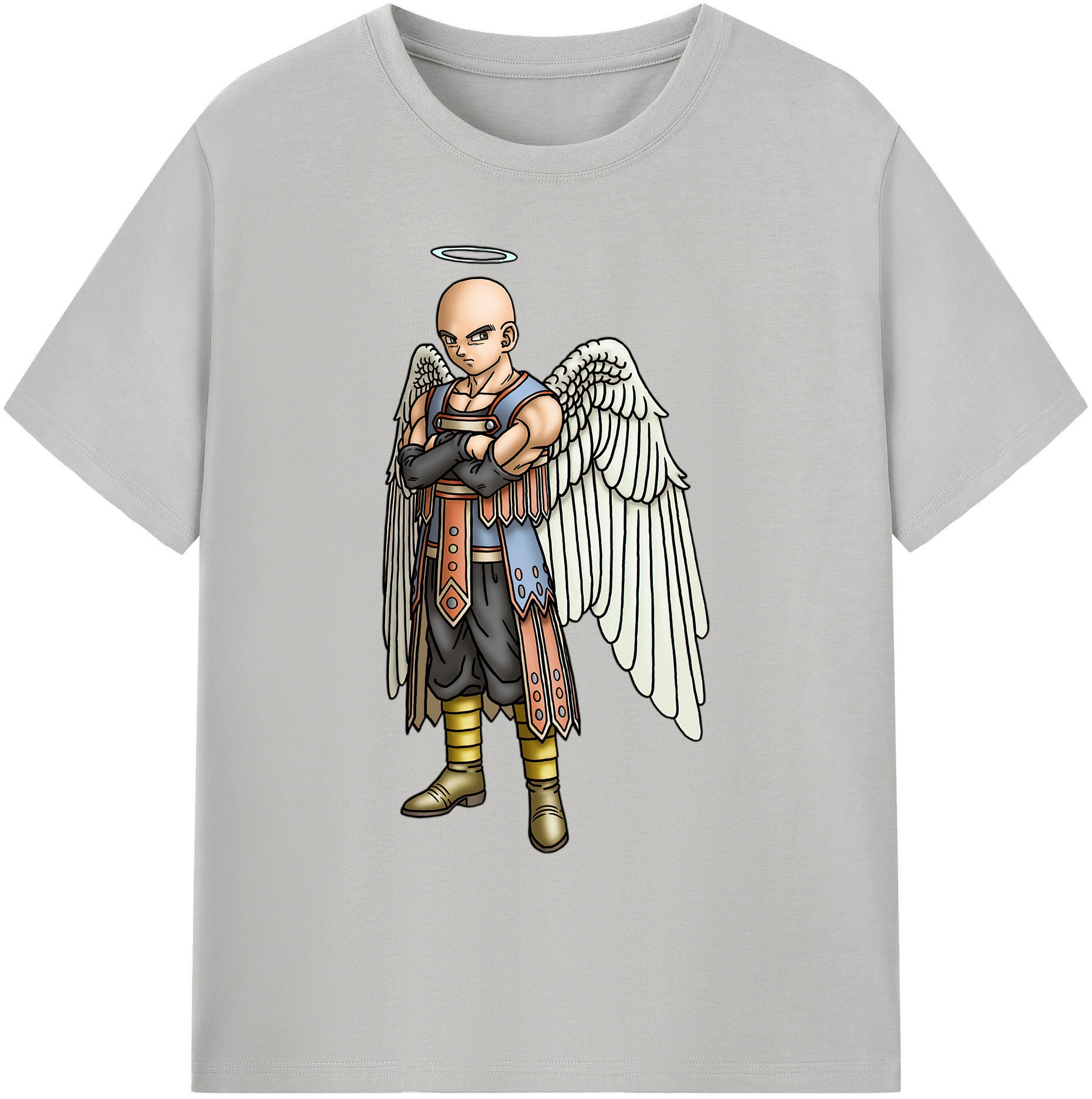 （画像用） ドラゴンクエスト Doragon Kuesuto Dragon Quest 綿100％ メンズ半袖Tシャツ｜肌触りやわらか＆通気性