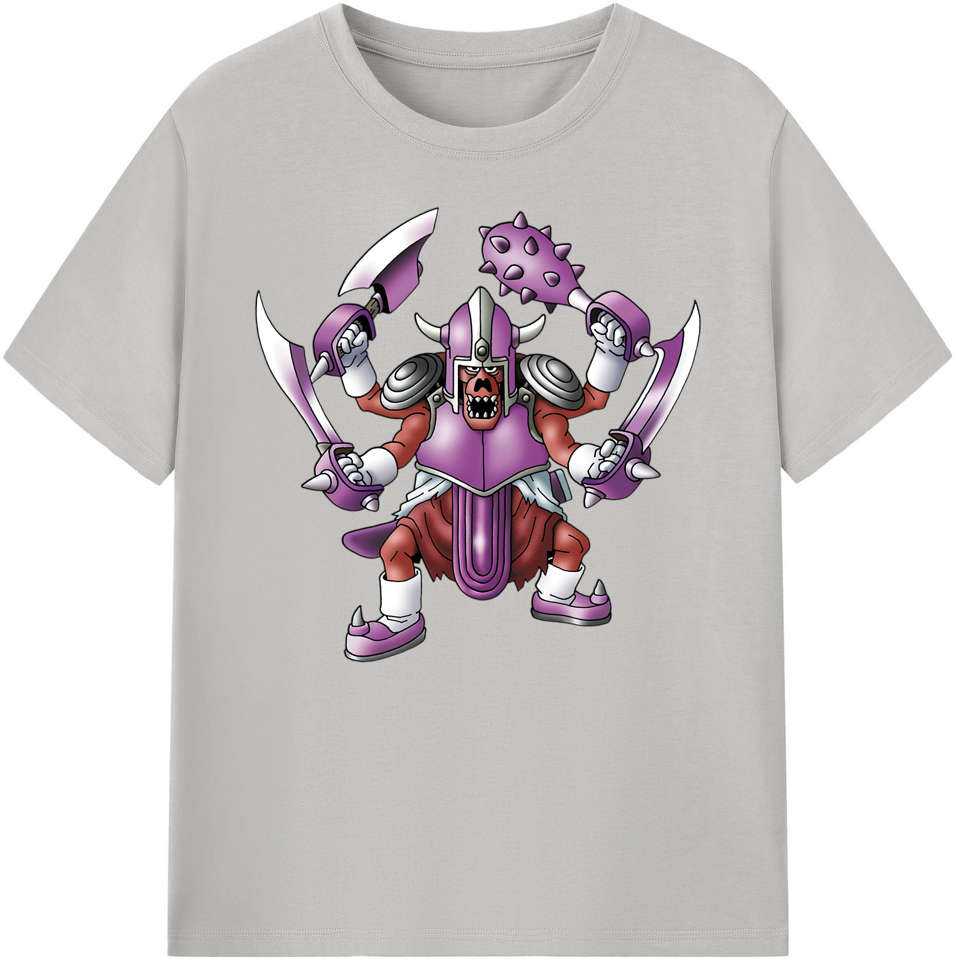 （画像用） ドラゴンクエスト Doragon Kuesuto Dragon Quest 綿100％ メンズ半袖Tシャツ｜肌触りやわらか＆通気性