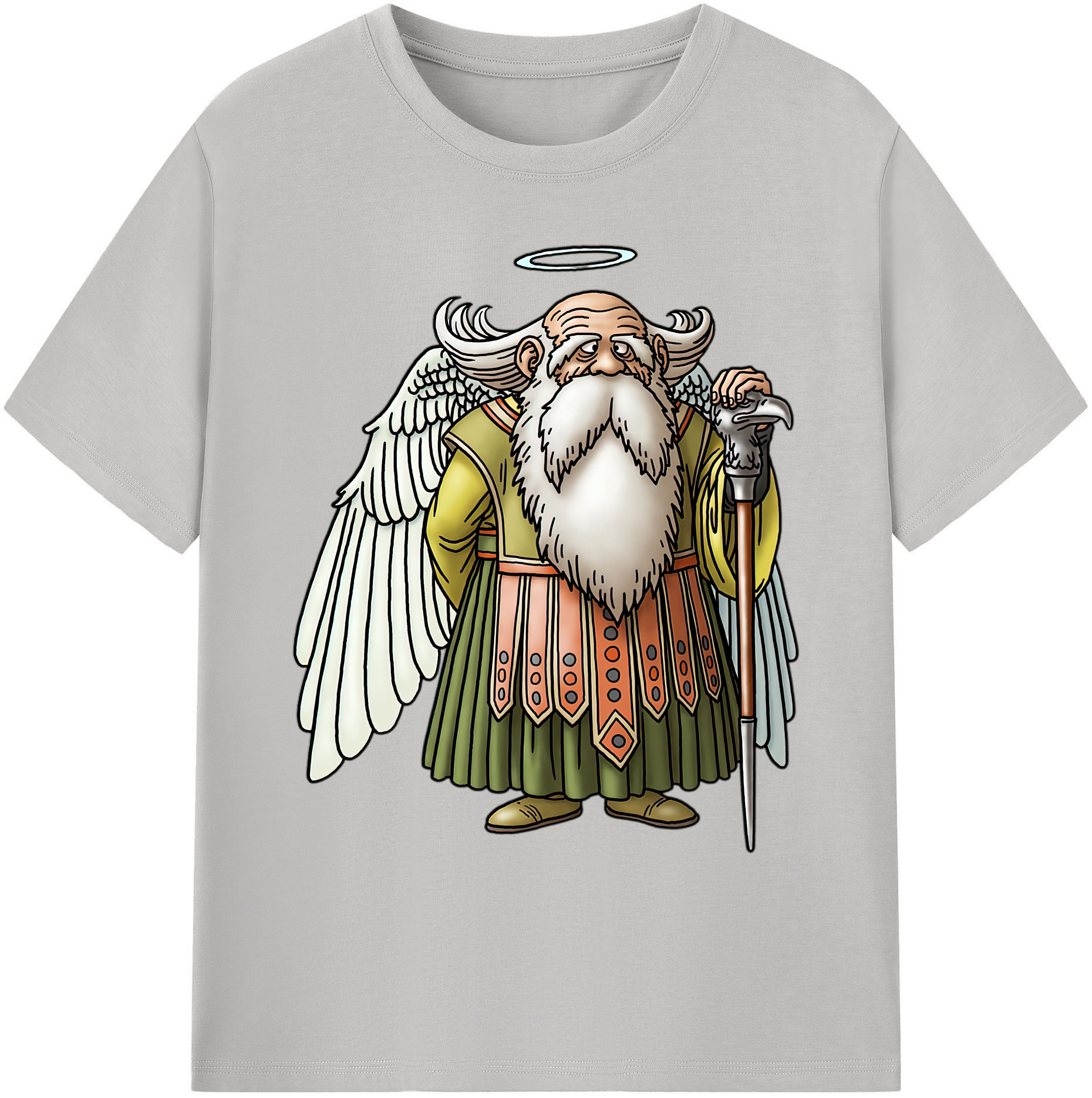 （画像用） ドラゴンクエスト Doragon Kuesuto Dragon Quest 綿100％ メンズ半袖Tシャツ｜肌触りやわらか＆通気性
