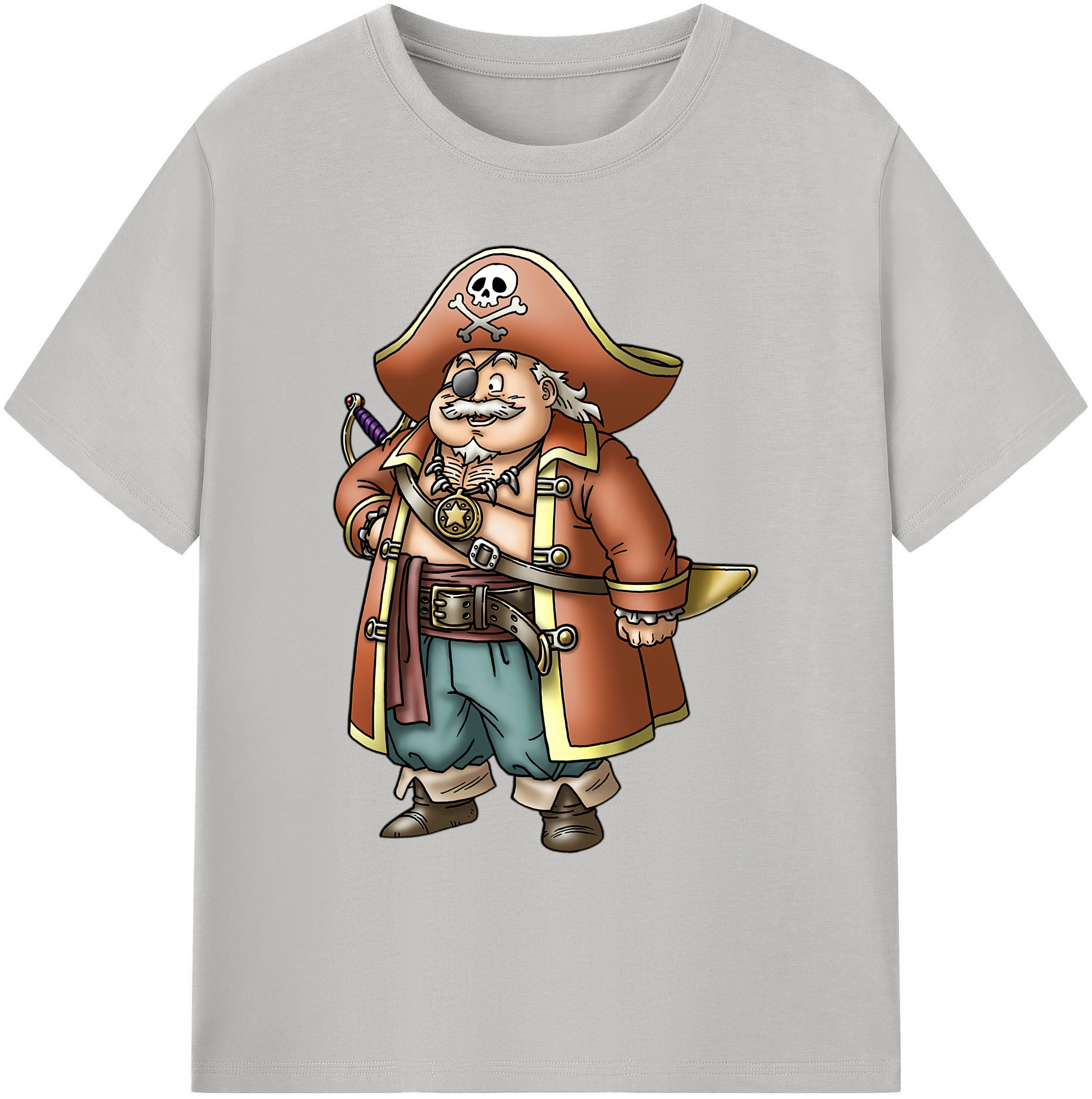 （画像用） ドラゴンクエスト Doragon Kuesuto Dragon Quest 綿100％ メンズ半袖Tシャツ｜肌触りやわらか＆通気性