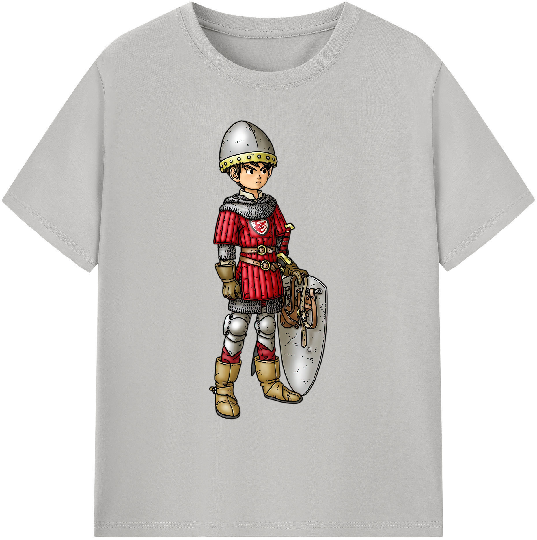 （画像用） ドラゴンクエスト Doragon Kuesuto Dragon Quest 綿100％ メンズ半袖Tシャツ｜肌触りやわらか＆通気性