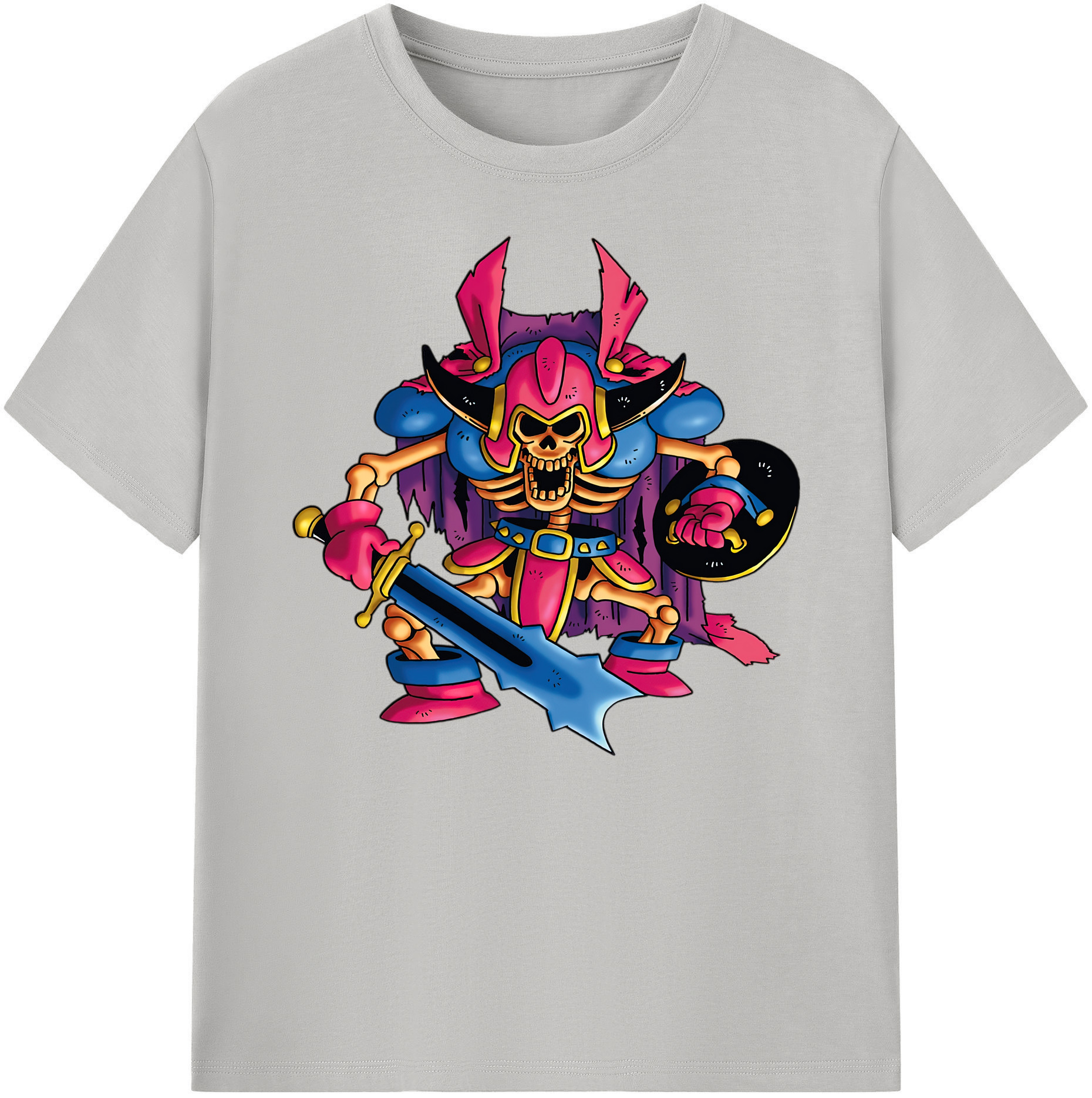 （画像用） ドラゴンクエスト Doragon Kuesuto Dragon Quest 綿100％ メンズ半袖Tシャツ｜肌触りやわらか＆通気性
