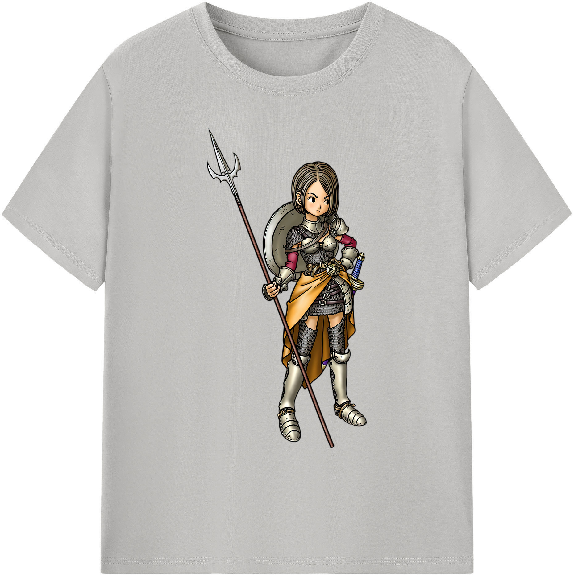 （画像用） ドラゴンクエスト Doragon Kuesuto Dragon Quest 綿100％ メンズ半袖Tシャツ｜肌触りやわらか＆通気性