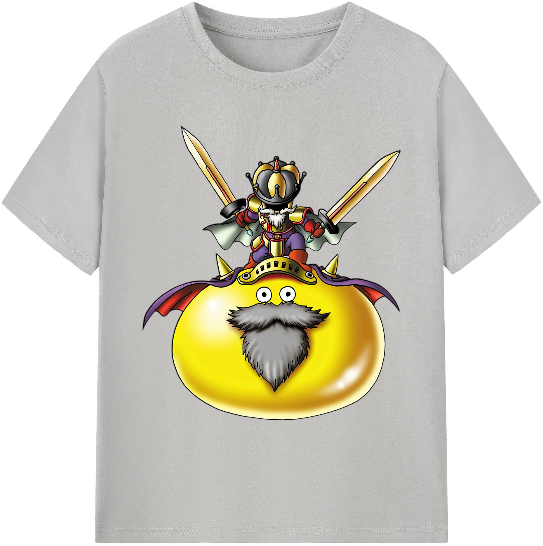 （画像用） ドラゴンクエスト Doragon Kuesuto Dragon Quest 綿100％ メンズ半袖Tシャツ｜肌触りやわらか＆通気性