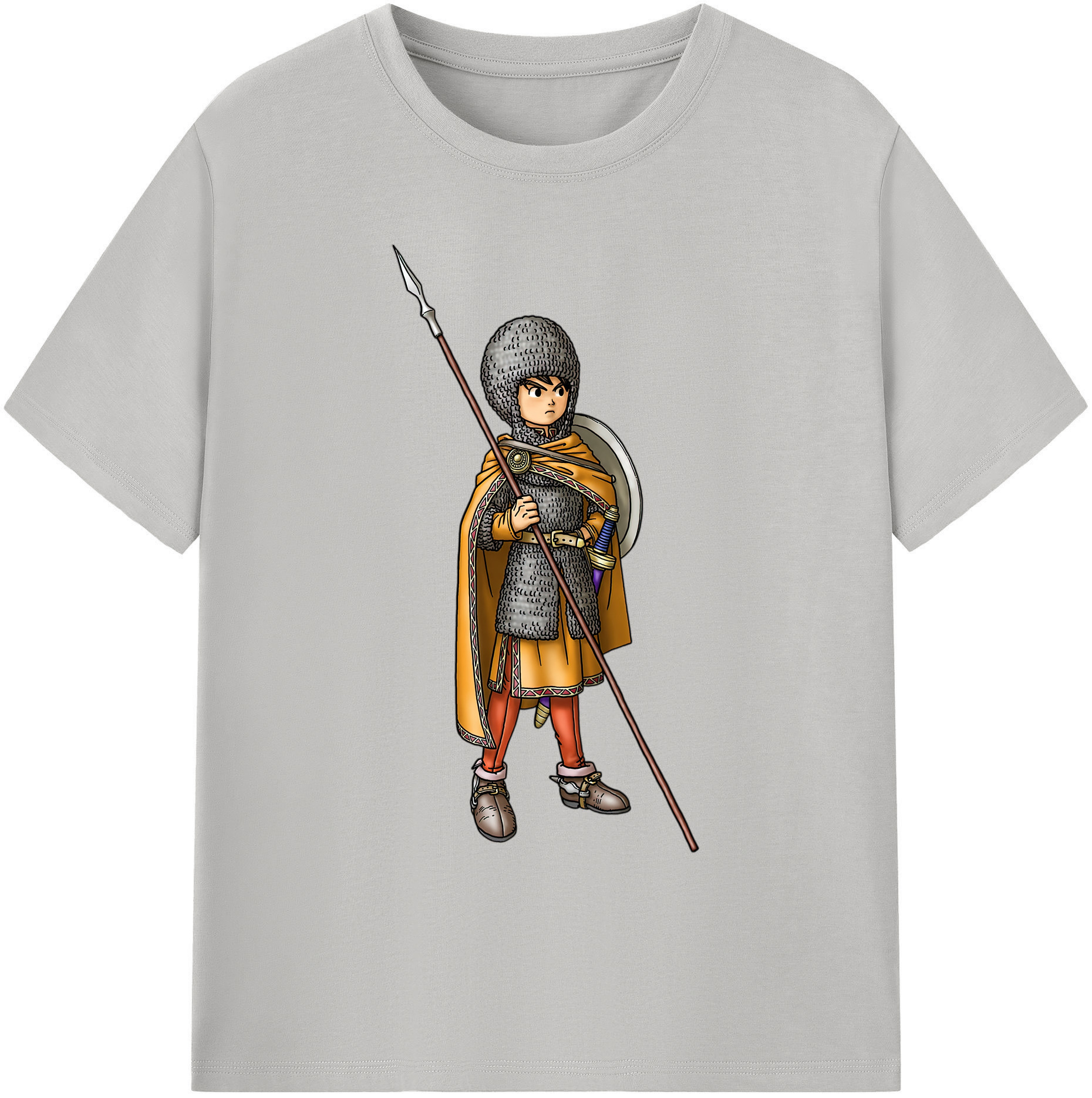 （画像用） ドラゴンクエスト Doragon Kuesuto Dragon Quest 綿100％ メンズ半袖Tシャツ｜肌触りやわらか＆通気性