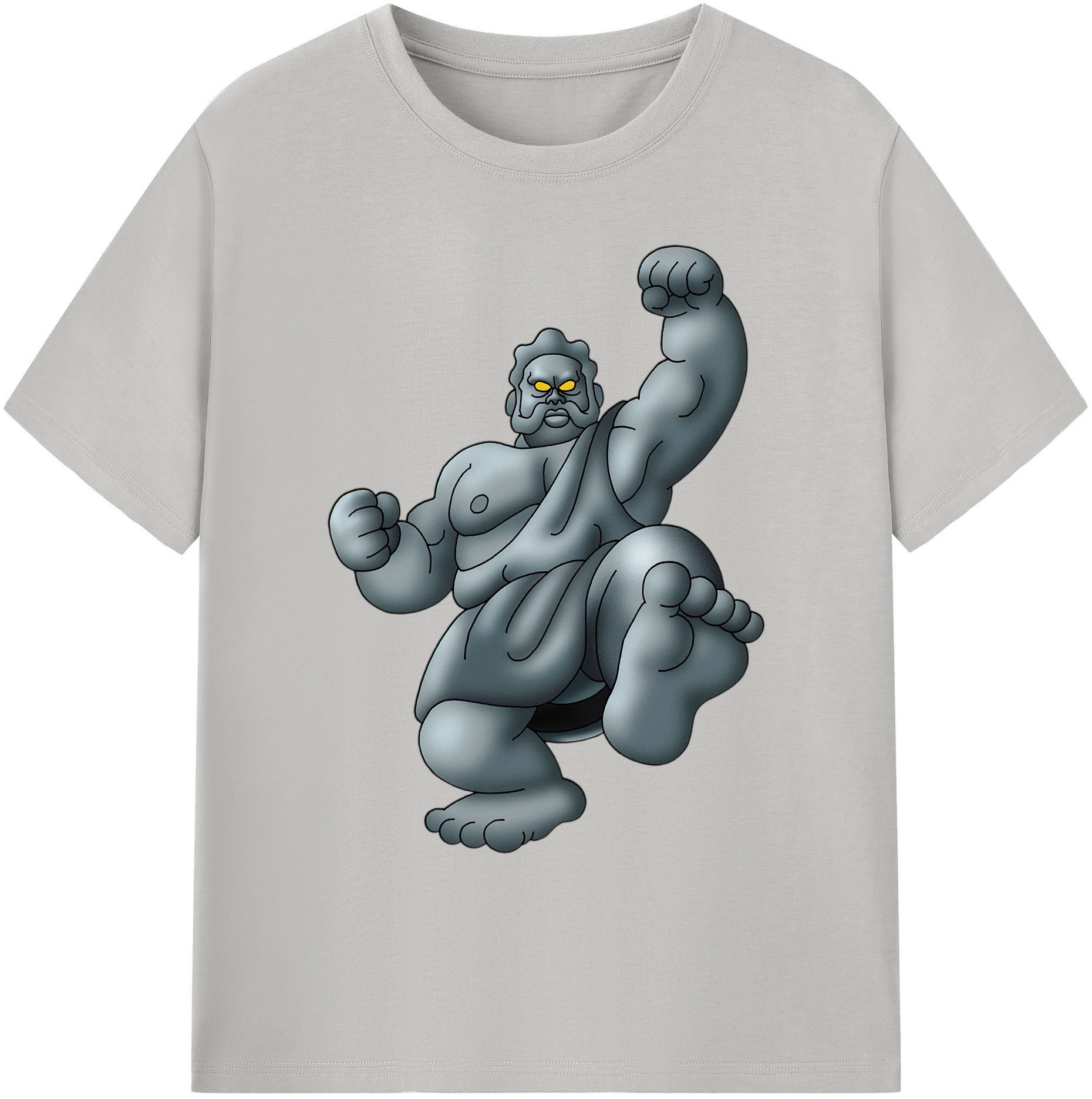 （画像用） ドラゴンクエスト Doragon Kuesuto Dragon Quest 綿100％ メンズ半袖Tシャツ｜肌触りやわらか＆通気性