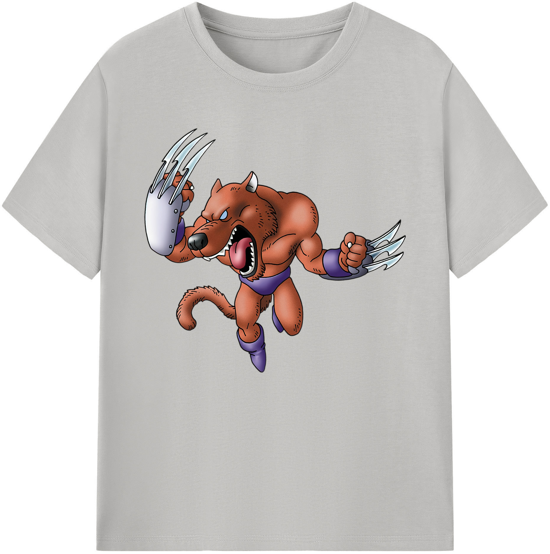 （画像用） ドラゴンクエスト Doragon Kuesuto Dragon Quest 綿100％ メンズ半袖Tシャツ｜肌触りやわらか＆通気性