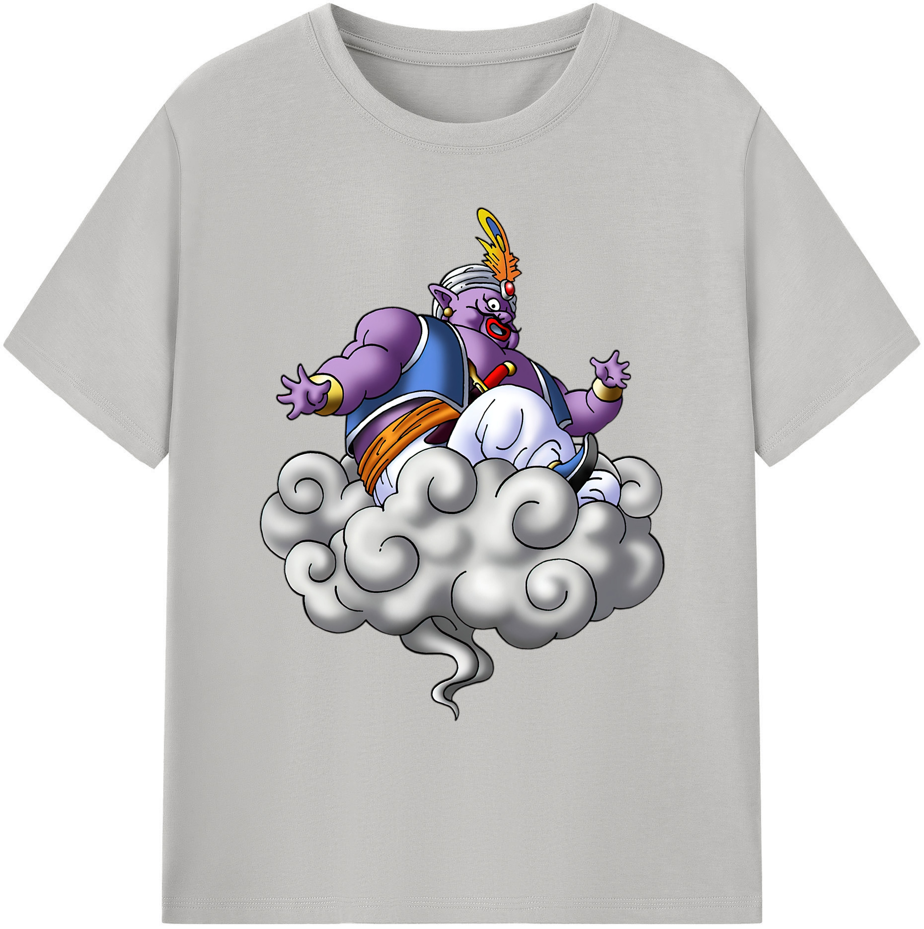 （画像用） ドラゴンクエスト Doragon Kuesuto Dragon Quest 綿100％ メンズ半袖Tシャツ｜肌触りやわらか＆通気性