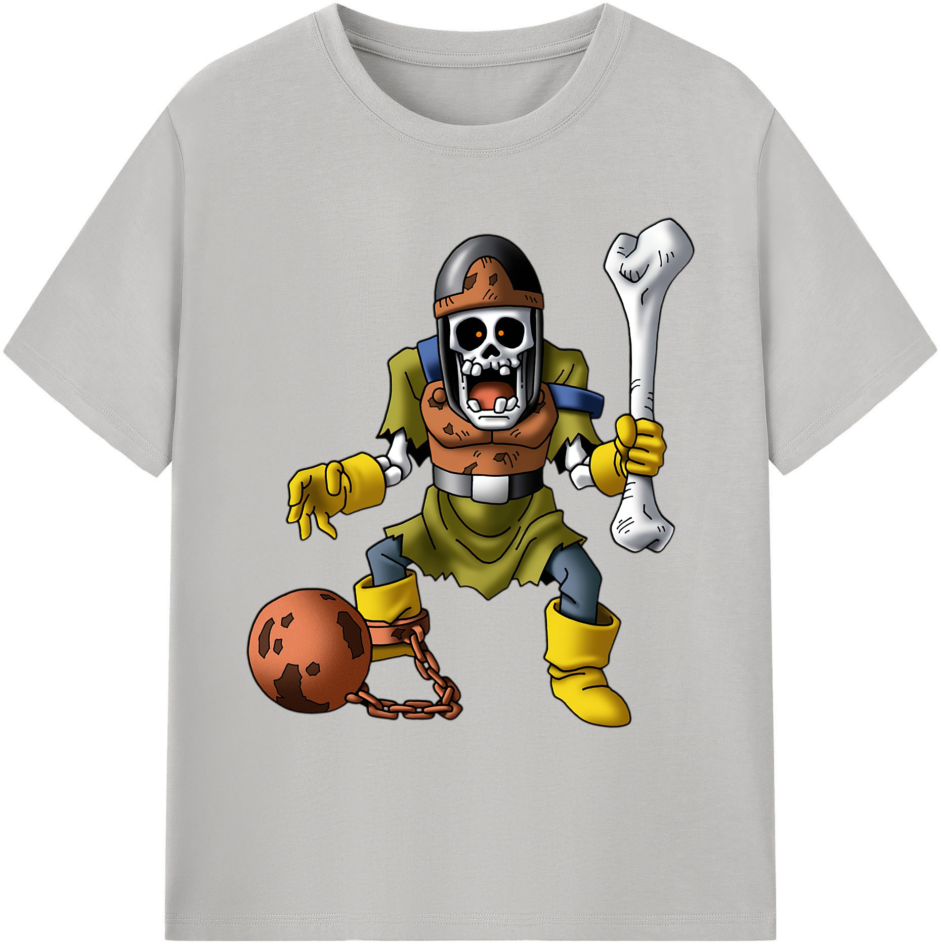 （画像用） ドラゴンクエスト Doragon Kuesuto Dragon Quest 綿100％ メンズ半袖Tシャツ｜肌触りやわらか＆通気性