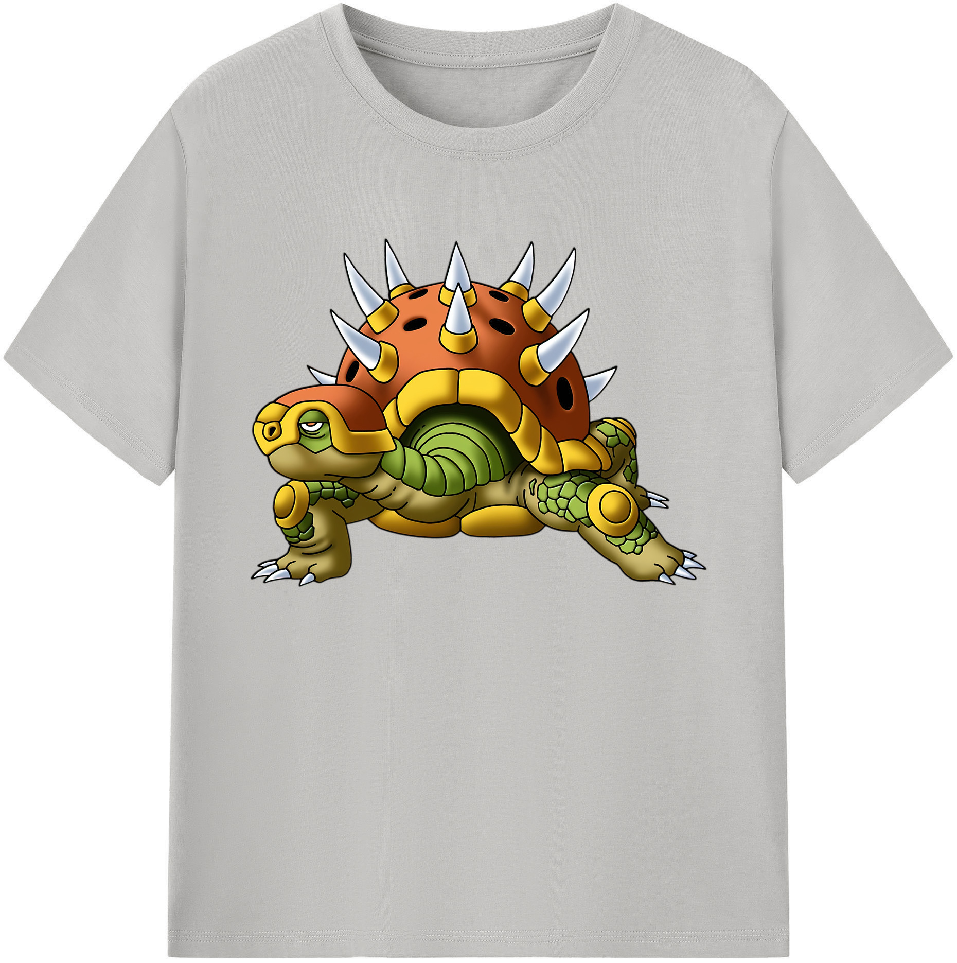 （画像用） ドラゴンクエスト Doragon Kuesuto Dragon Quest 綿100％ メンズ半袖Tシャツ｜肌触りやわらか＆通気性