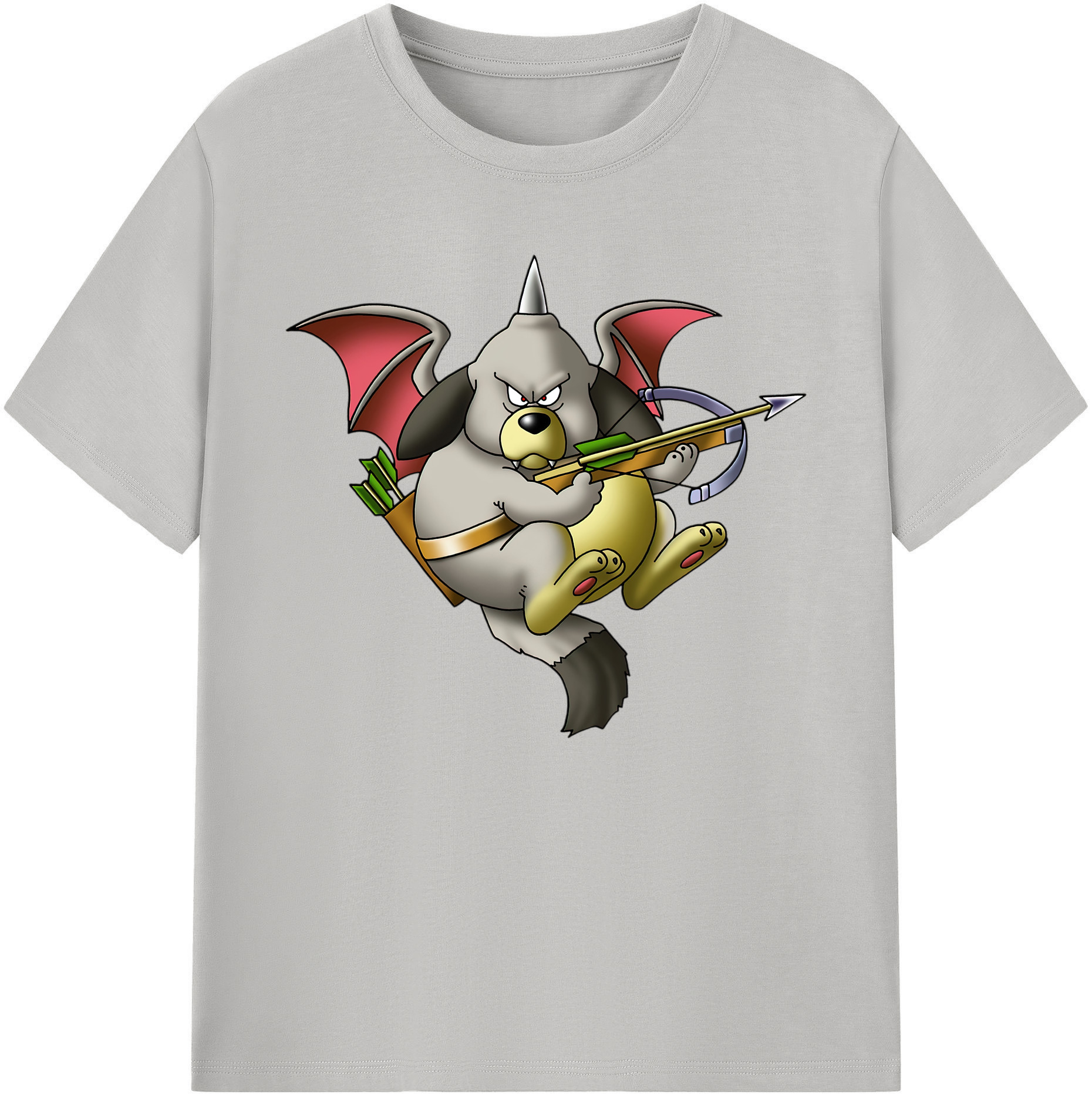 （画像用） ドラゴンクエスト Doragon Kuesuto Dragon Quest 綿100％ メンズ半袖Tシャツ｜肌触りやわらか＆通気性