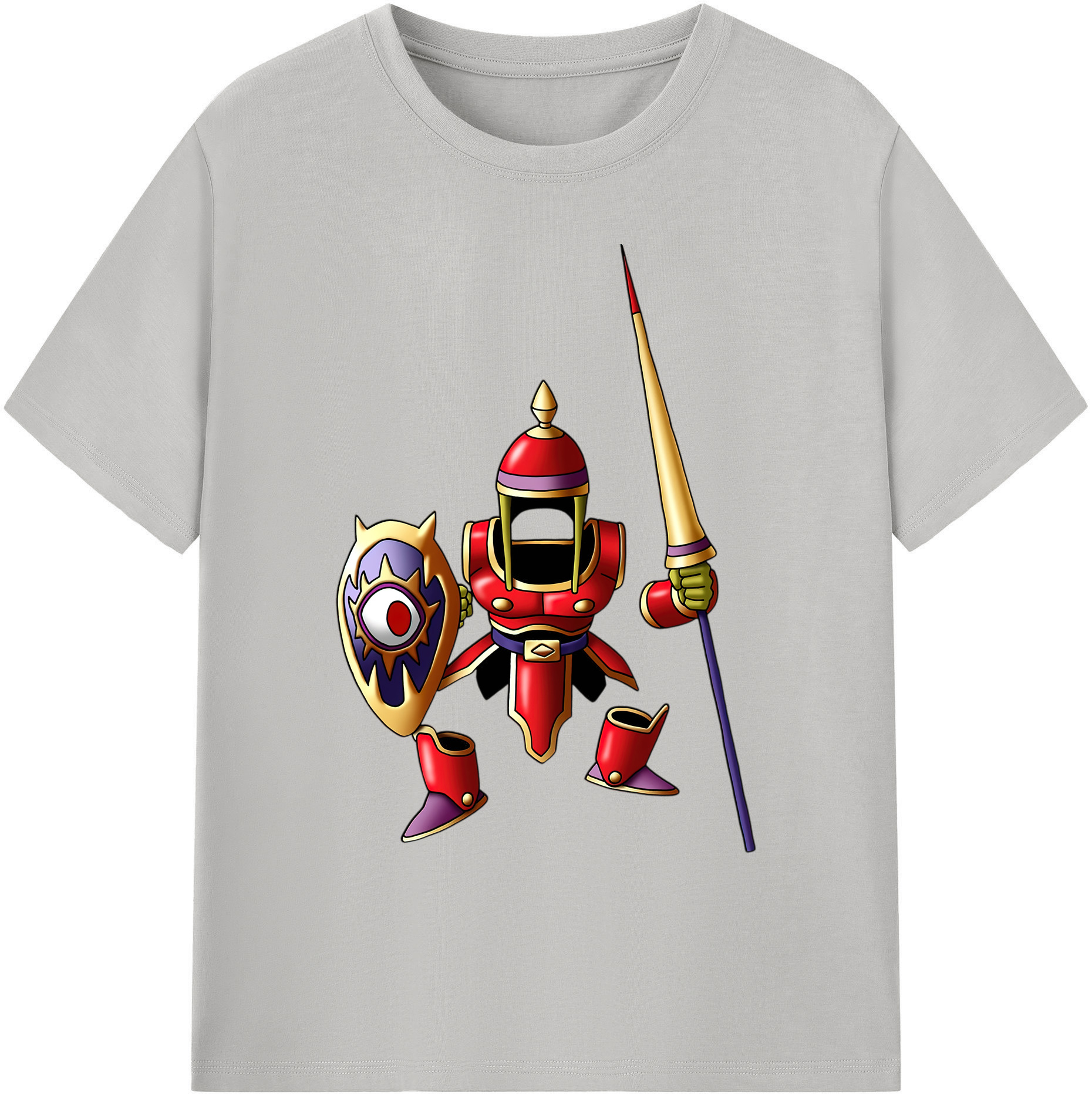 （画像用） ドラゴンクエスト Doragon Kuesuto Dragon Quest 綿100％ メンズ半袖Tシャツ｜肌触りやわらか＆通気性
