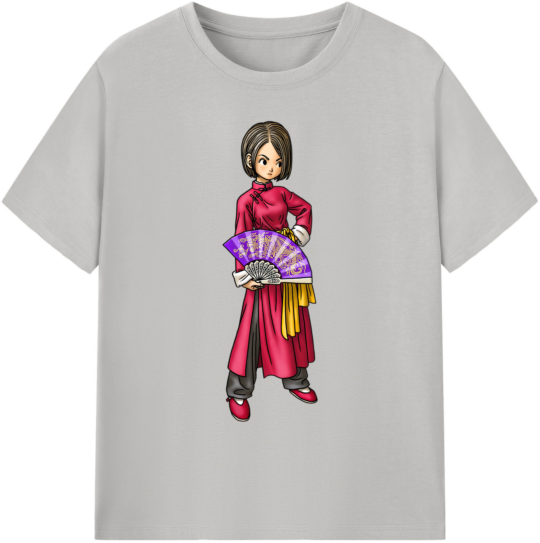 （画像用） ドラゴンクエスト Doragon Kuesuto Dragon Quest 綿100％ メンズ半袖Tシャツ｜肌触りやわらか＆通気性