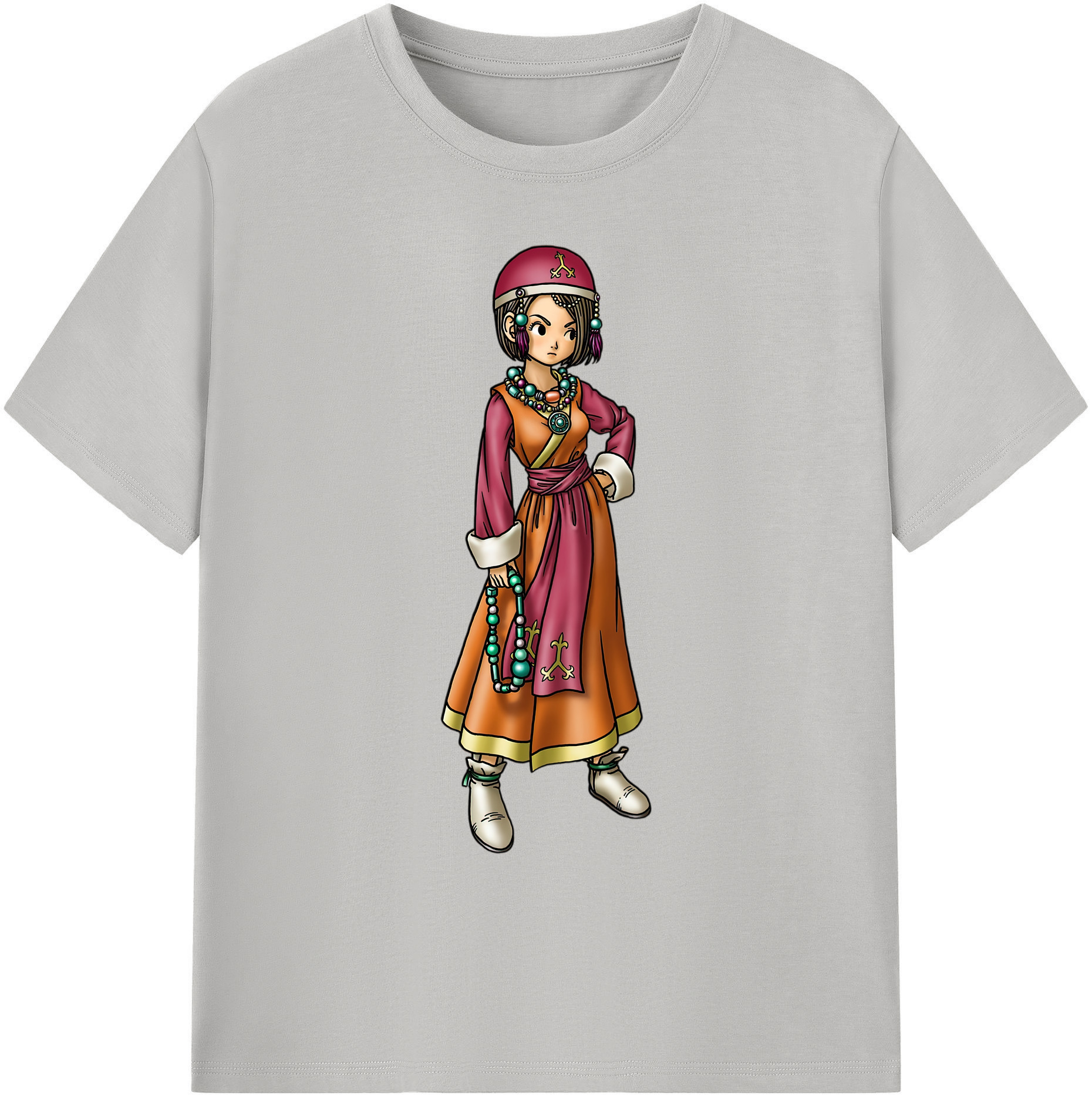 （画像用） ドラゴンクエスト Doragon Kuesuto Dragon Quest 綿100％ メンズ半袖Tシャツ｜肌触りやわらか＆通気性
