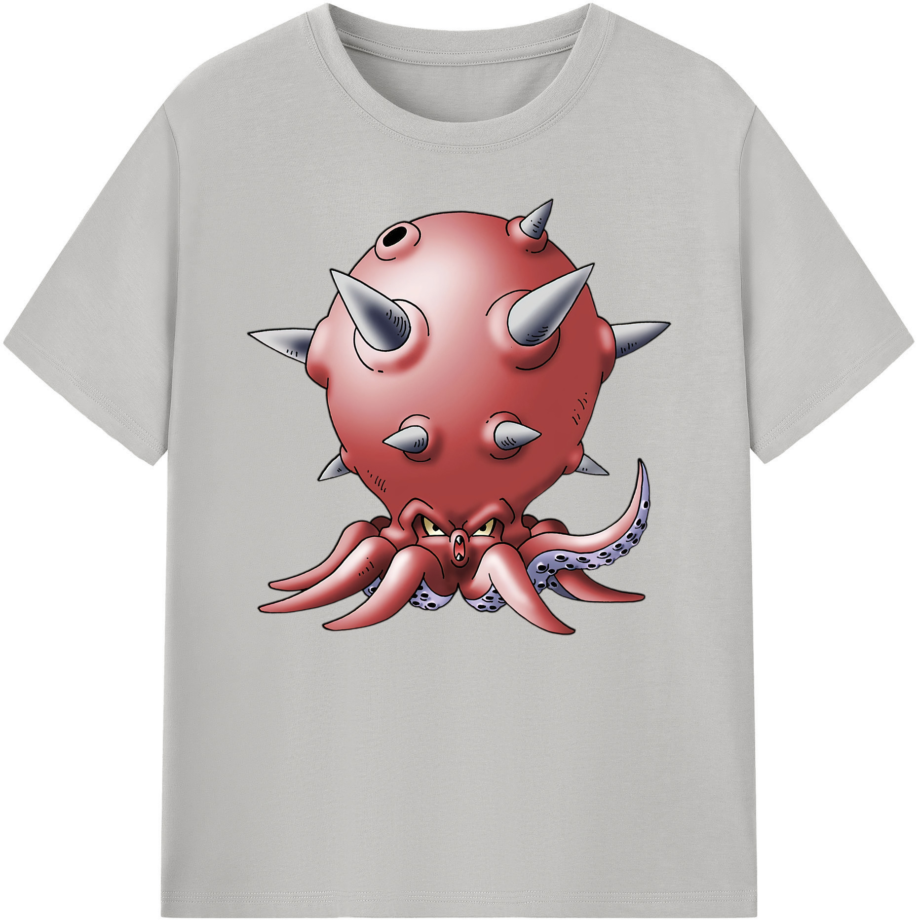 （画像用） ドラゴンクエスト Doragon Kuesuto Dragon Quest 綿100％ メンズ半袖Tシャツ｜肌触りやわらか＆通気性