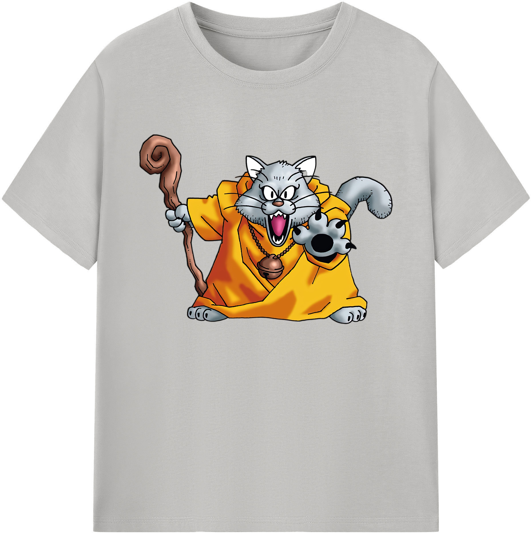（画像用） ドラゴンクエスト Doragon Kuesuto Dragon Quest 綿100％ メンズ半袖Tシャツ｜肌触りやわらか＆通気性