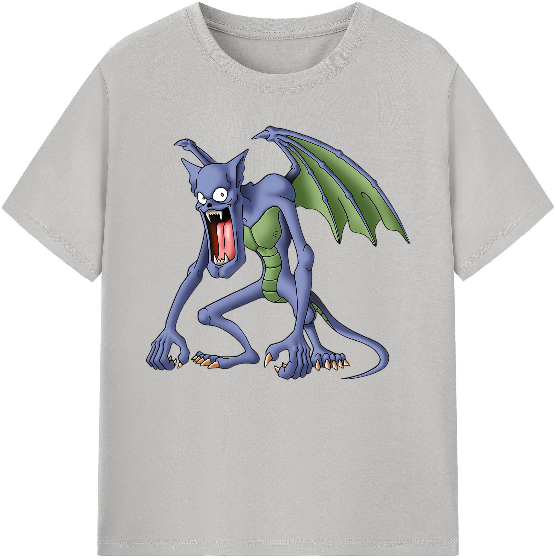 （画像用） ドラゴンクエスト Doragon Kuesuto Dragon Quest 綿100％ メンズ半袖Tシャツ｜肌触りやわらか＆通気性