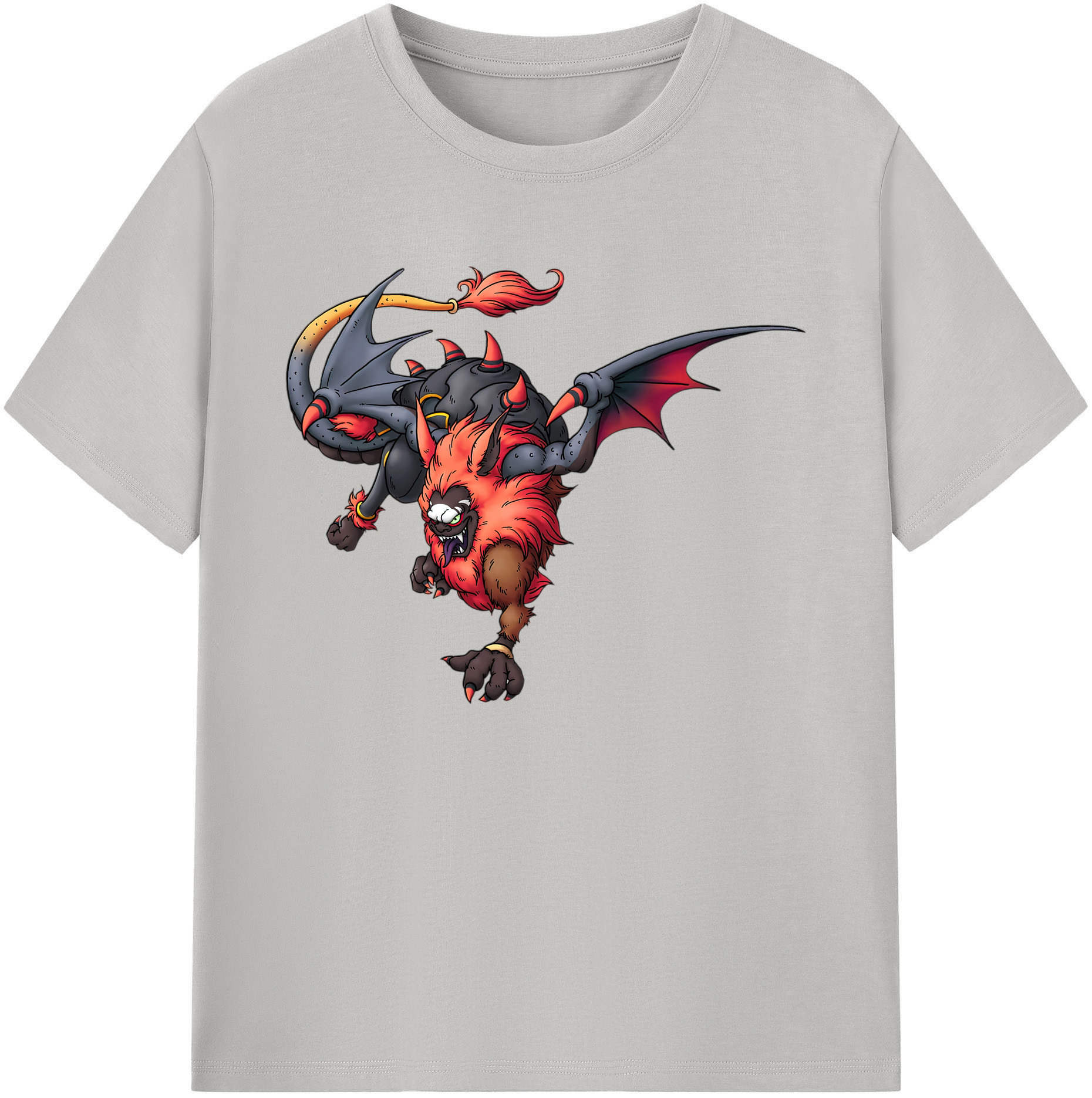 （画像用） ドラゴンクエスト Doragon Kuesuto Dragon Quest 綿100％ メンズ半袖Tシャツ｜肌触りやわらか＆通気性