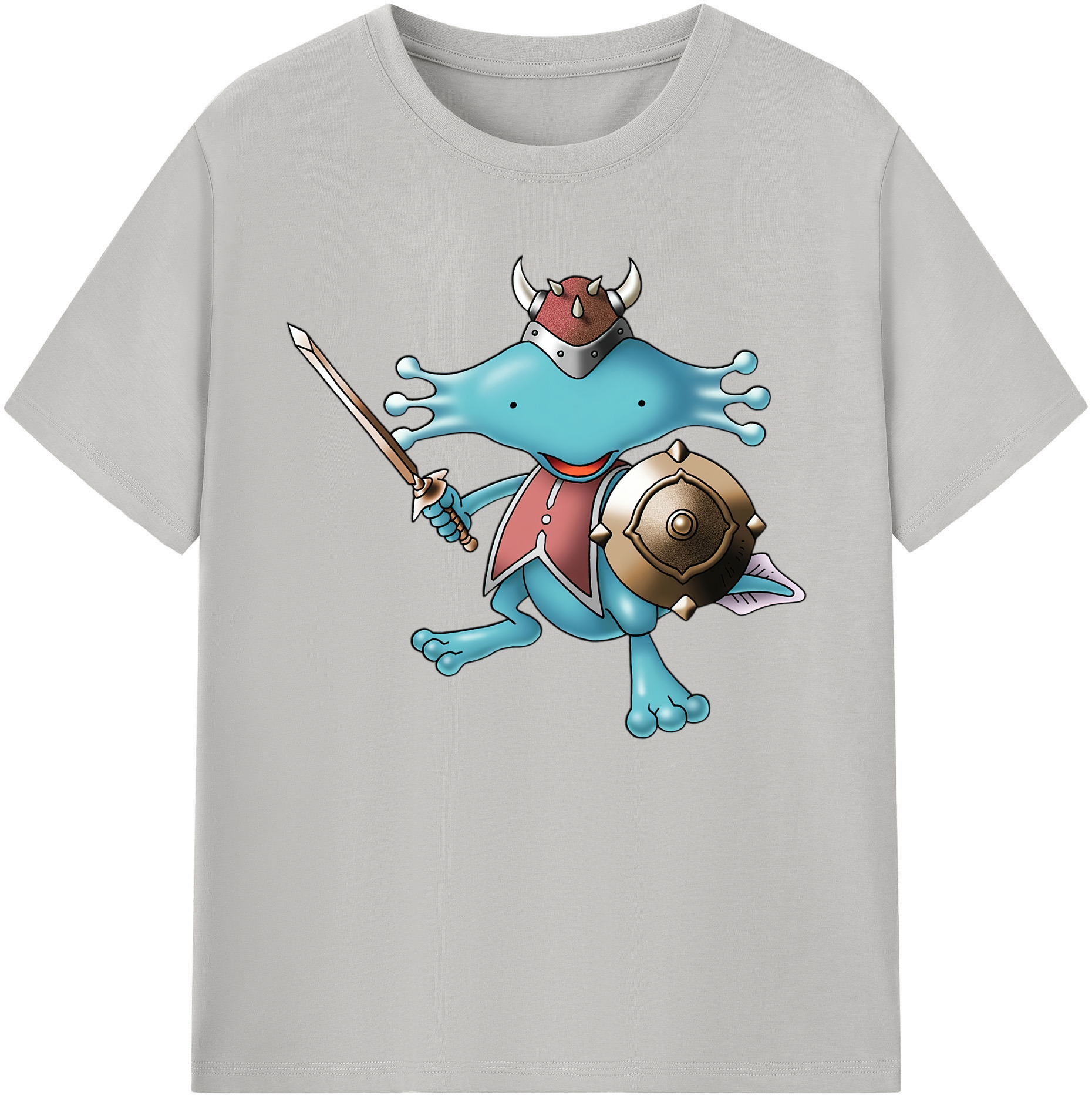 （画像用） ドラゴンクエスト Doragon Kuesuto Dragon Quest 綿100％ メンズ半袖Tシャツ｜肌触りやわらか＆通気性
