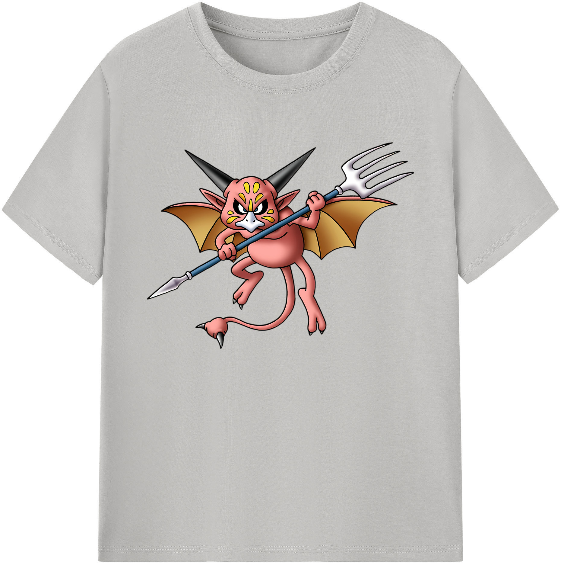 （画像用） ドラゴンクエスト Doragon Kuesuto Dragon Quest 綿100％ メンズ半袖Tシャツ｜肌触りやわらか＆通気性