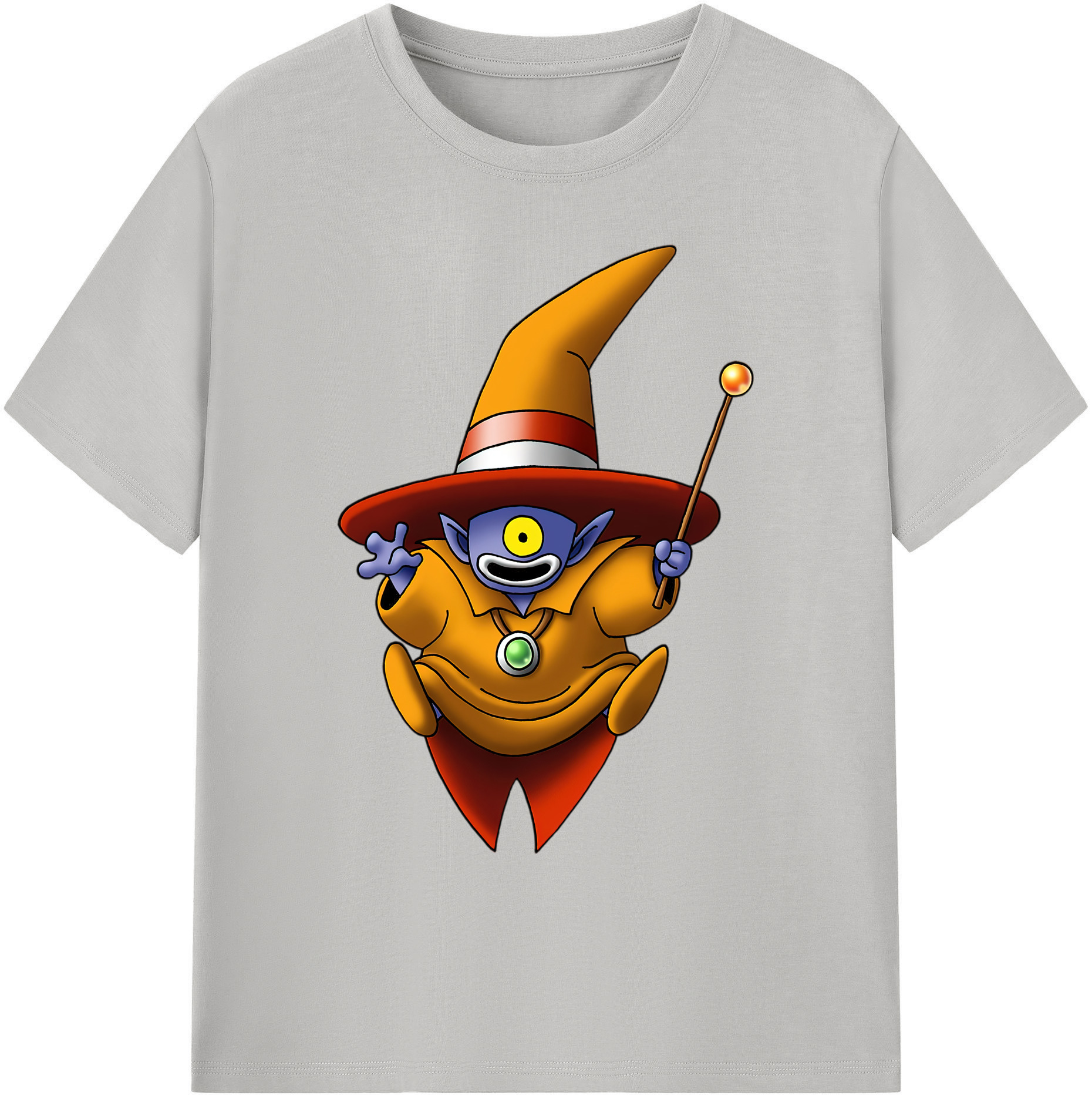 （画像用） ドラゴンクエスト Doragon Kuesuto Dragon Quest 綿100％ メンズ半袖Tシャツ｜肌触りやわらか＆通気性