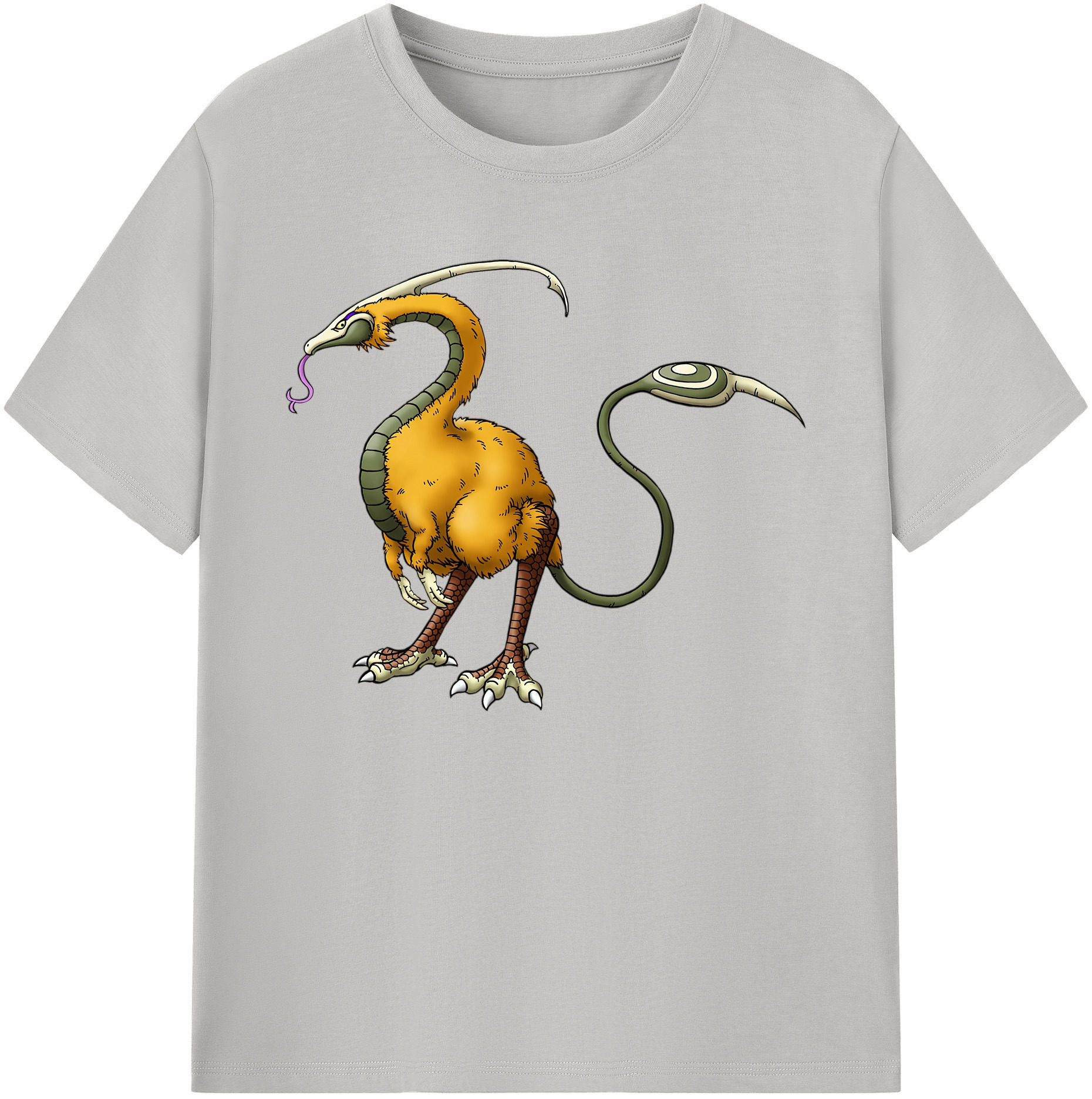 （画像用） ドラゴンクエスト Doragon Kuesuto Dragon Quest 綿100％ メンズ半袖Tシャツ｜肌触りやわらか＆通気性