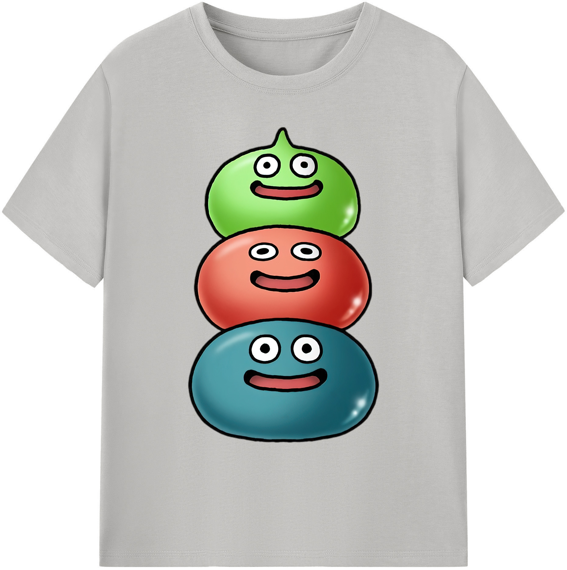 （画像用） ドラゴンクエスト Doragon Kuesuto Dragon Quest 綿100％ メンズ半袖Tシャツ｜肌触りやわらか＆通気性