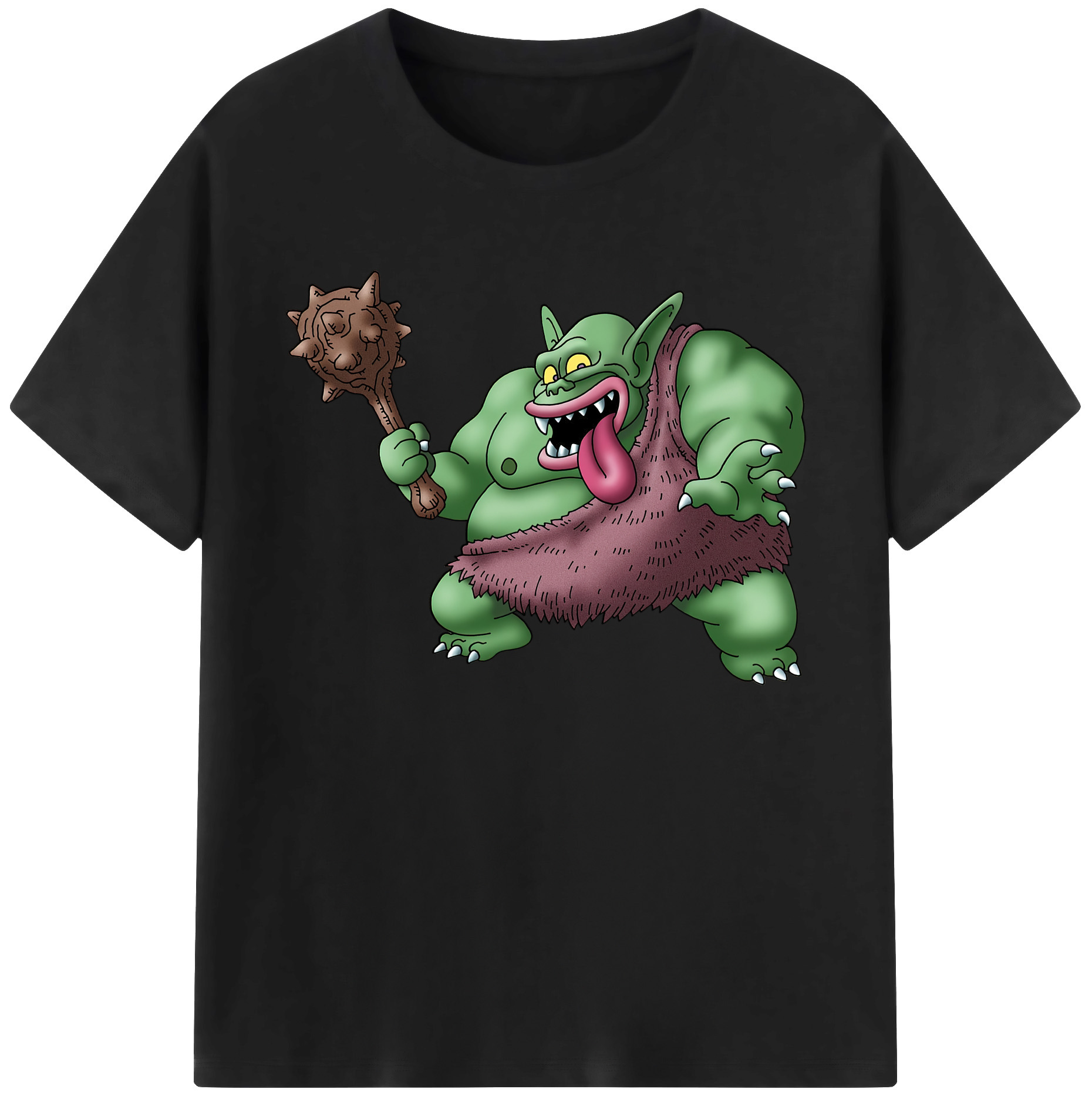 （画像用） ドラゴンクエスト Doragon Kuesuto Dragon Quest 綿100％ メンズ半袖Tシャツ｜肌触りやわらか＆通気性