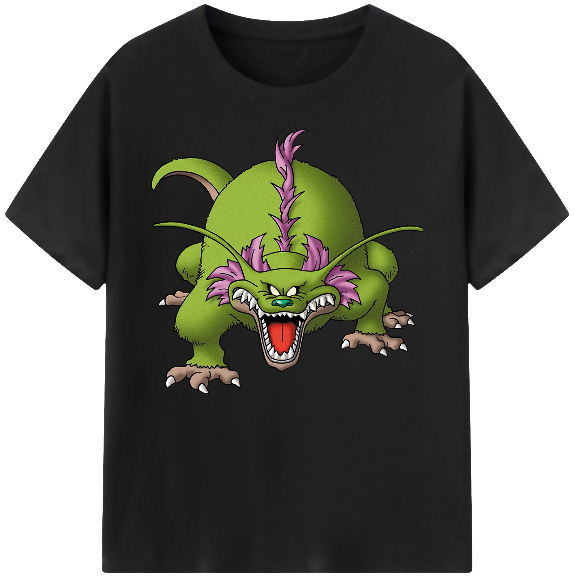 （画像用） ドラゴンクエスト Doragon Kuesuto Dragon Quest 綿100％ メンズ半袖Tシャツ｜肌触りやわらか＆通気性