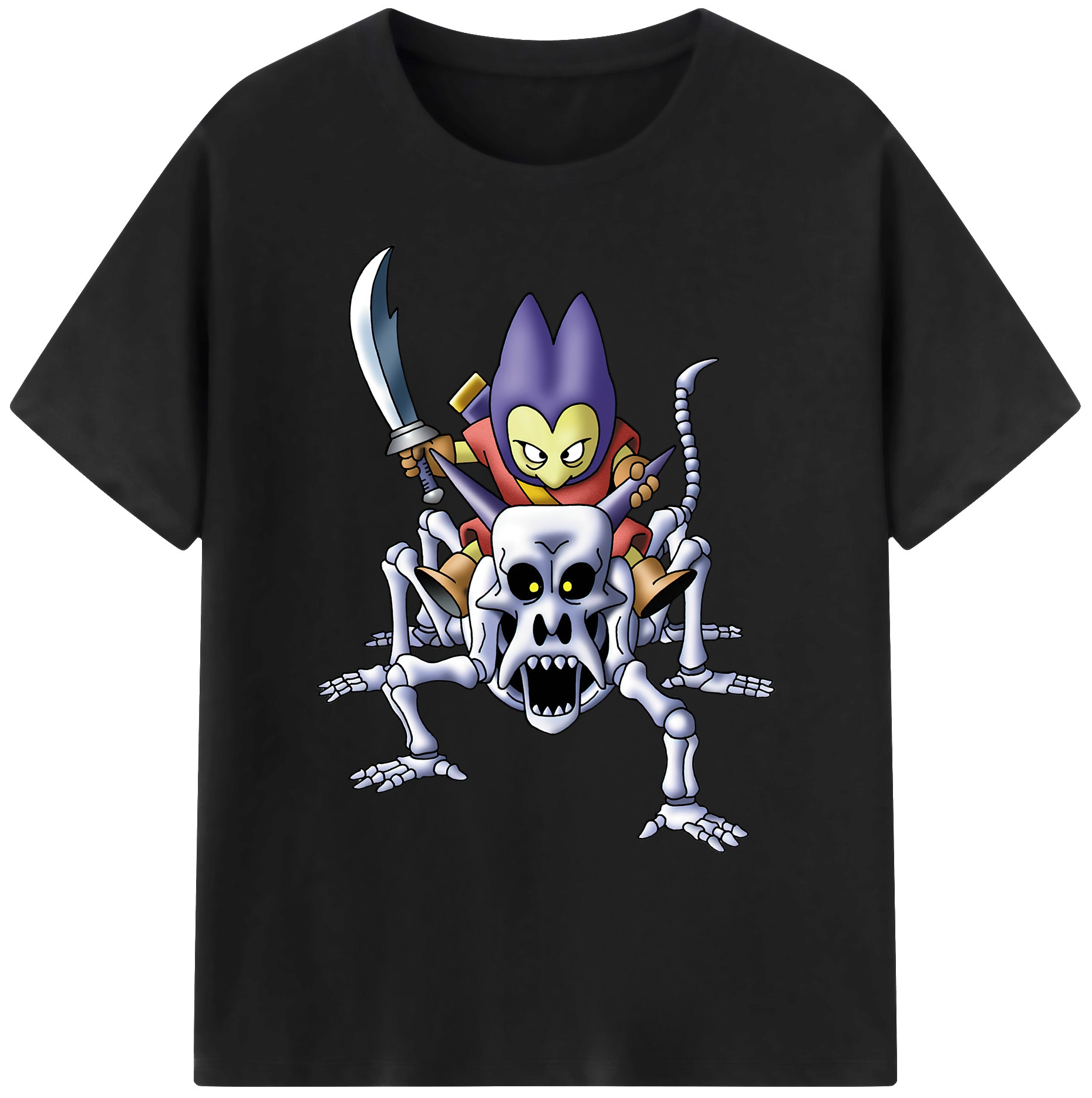 （画像用） ドラゴンクエスト Doragon Kuesuto Dragon Quest 綿100％ メンズ半袖Tシャツ｜肌触りやわらか＆通気性