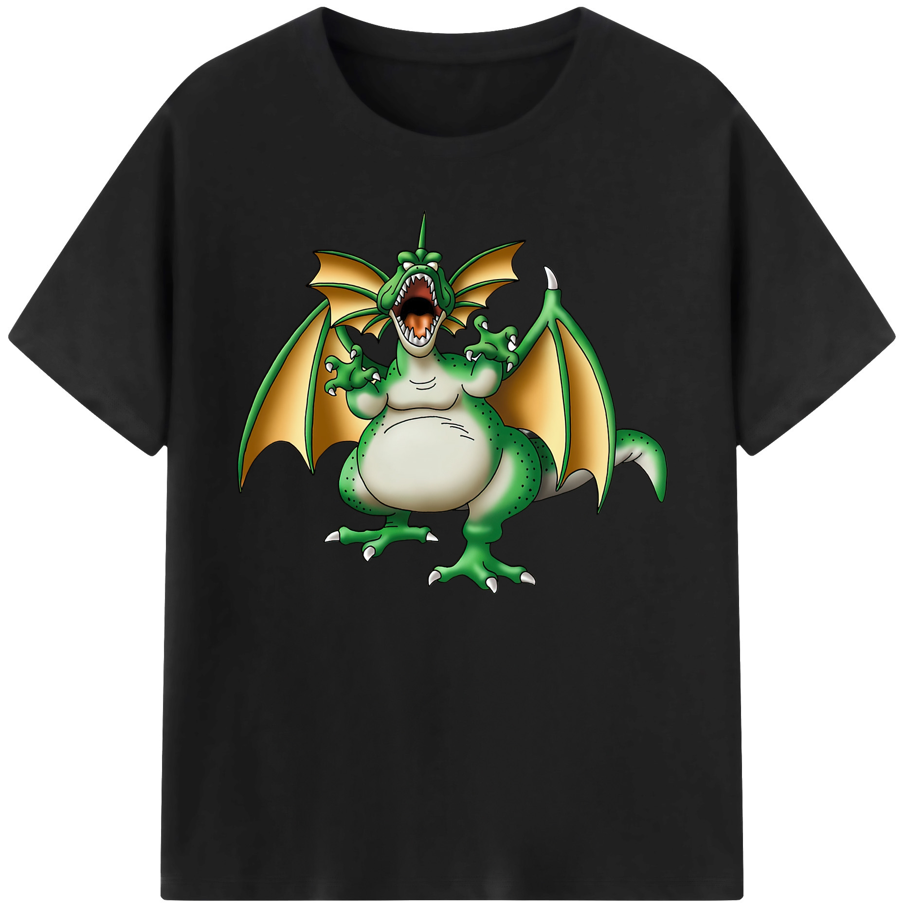 （画像用） ドラゴンクエスト Doragon Kuesuto Dragon Quest 綿100％ メンズ半袖Tシャツ｜肌触りやわらか＆通気性
