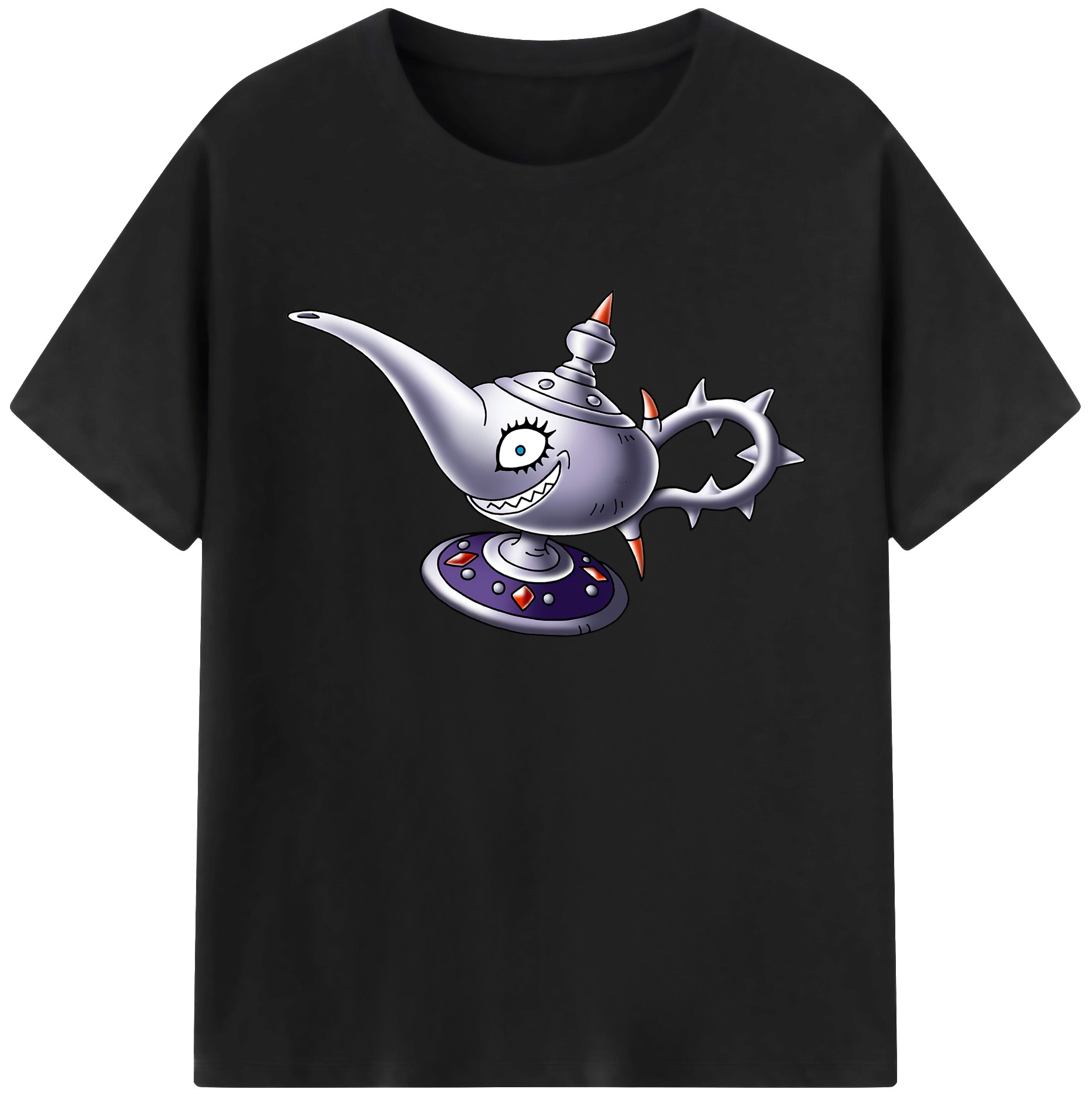 （画像用） ドラゴンクエスト Doragon Kuesuto Dragon Quest 綿100％ メンズ半袖Tシャツ｜肌触りやわらか＆通気性