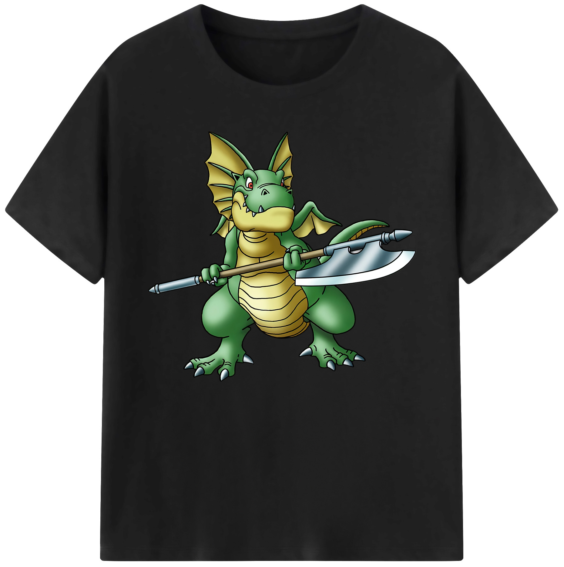 （画像用） ドラゴンクエスト Doragon Kuesuto Dragon Quest 綿100％ メンズ半袖Tシャツ｜肌触りやわらか＆通気性