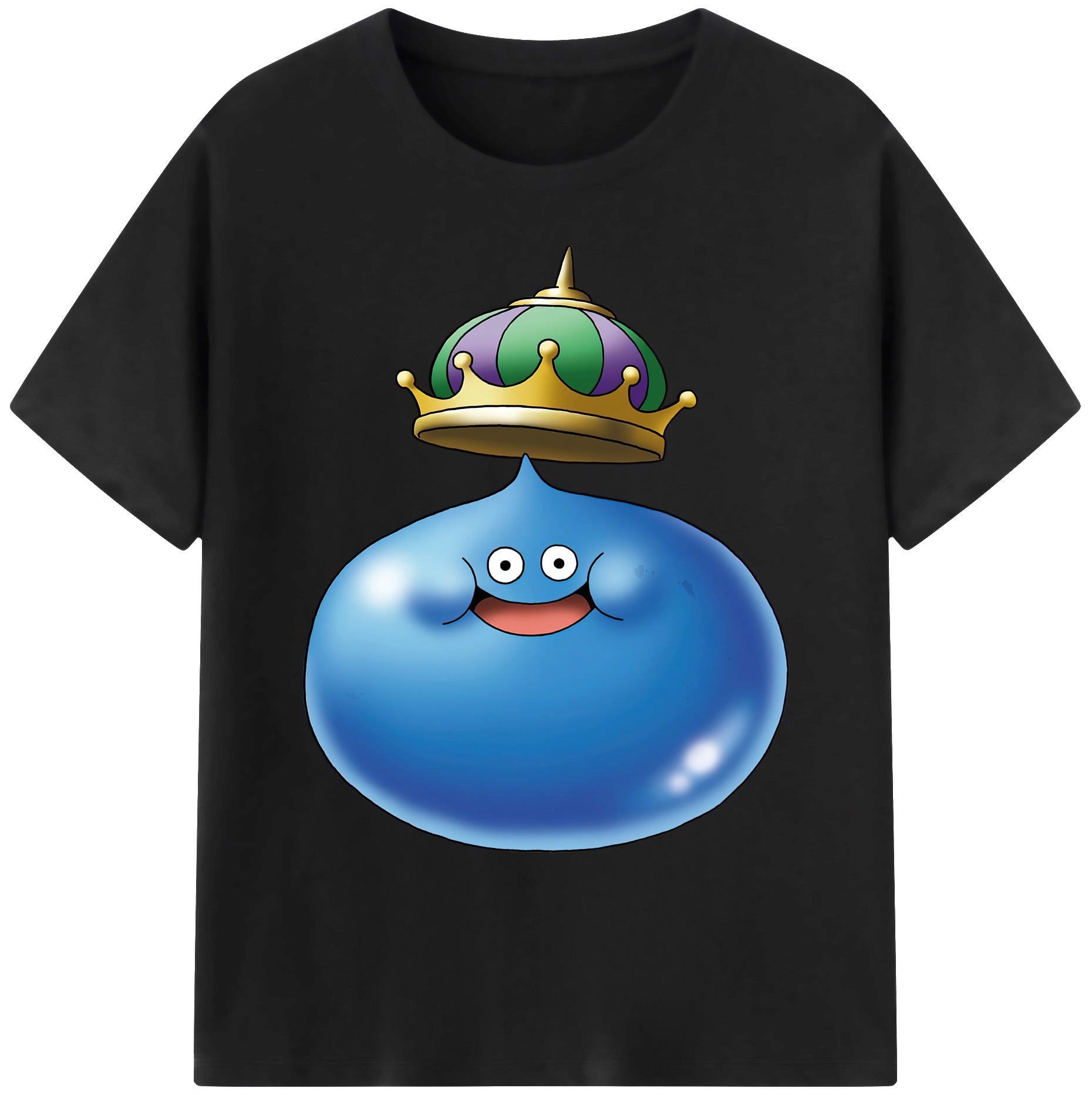（画像用） ドラゴンクエスト Doragon Kuesuto Dragon Quest 綿100％ メンズ半袖Tシャツ｜肌触りやわらか＆通気性