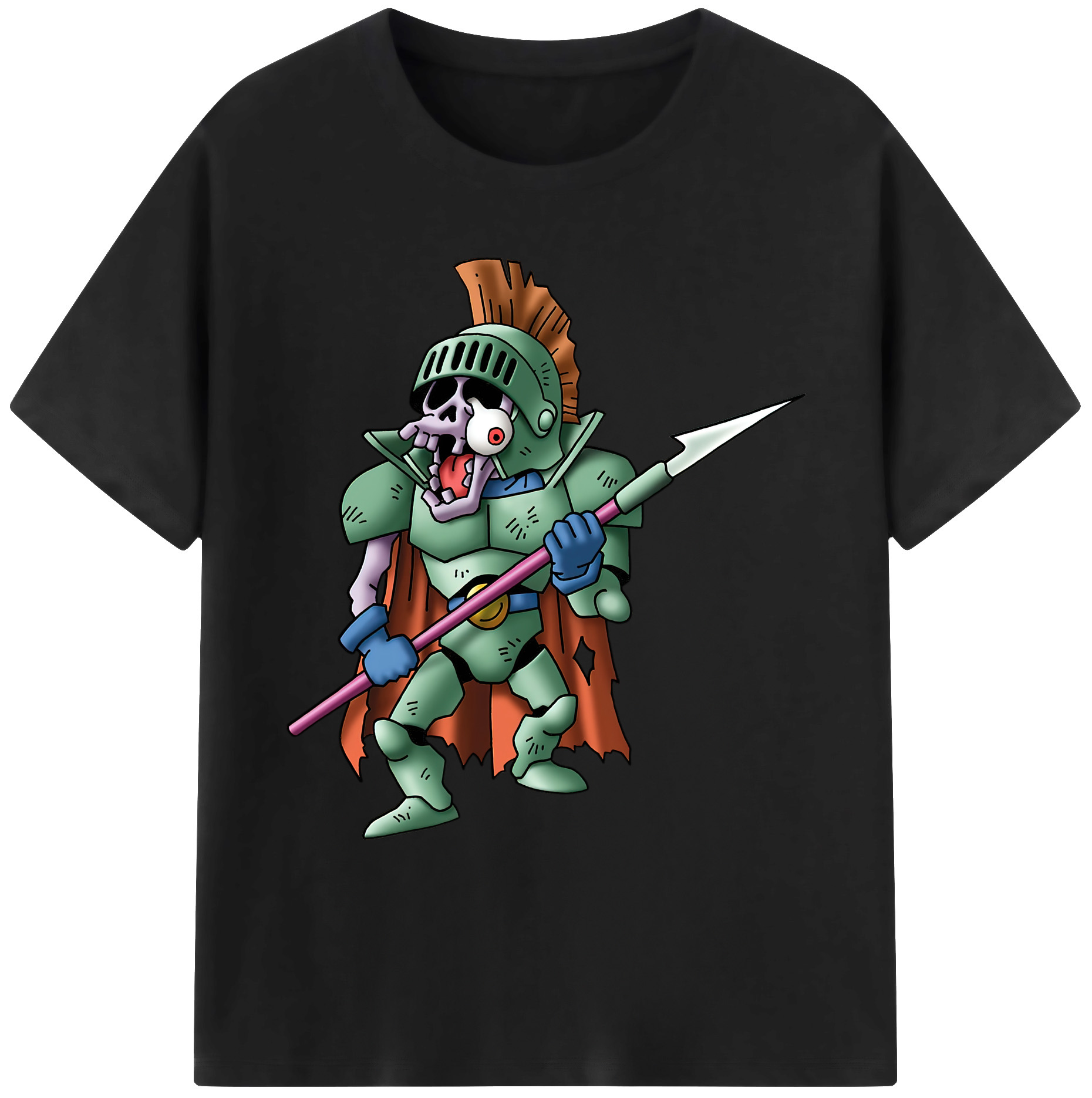 （画像用） ドラゴンクエスト Doragon Kuesuto Dragon Quest 綿100％ メンズ半袖Tシャツ｜肌触りやわらか＆通気性
