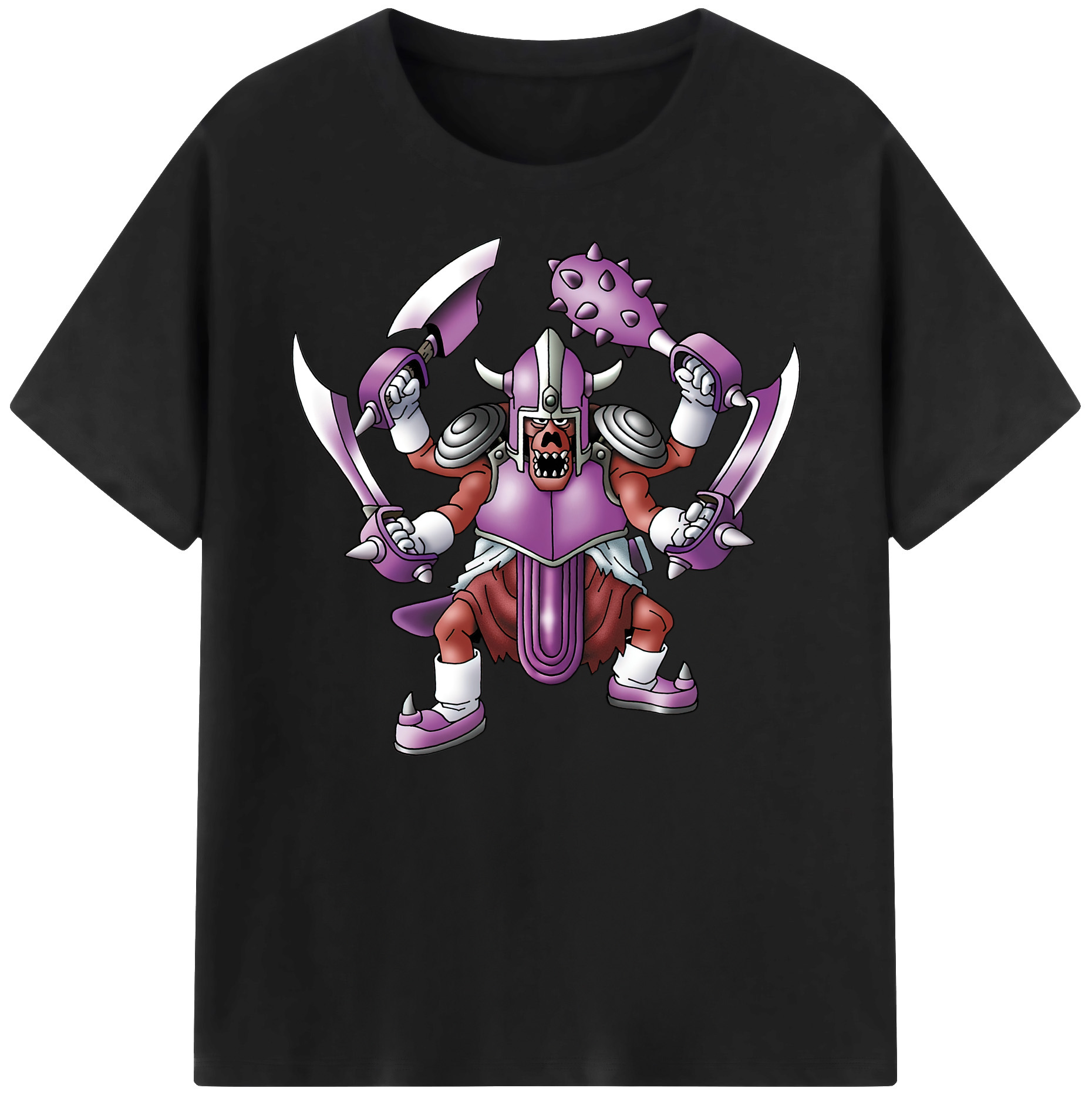 （画像用） ドラゴンクエスト Doragon Kuesuto Dragon Quest 綿100％ メンズ半袖Tシャツ｜肌触りやわらか＆通気性