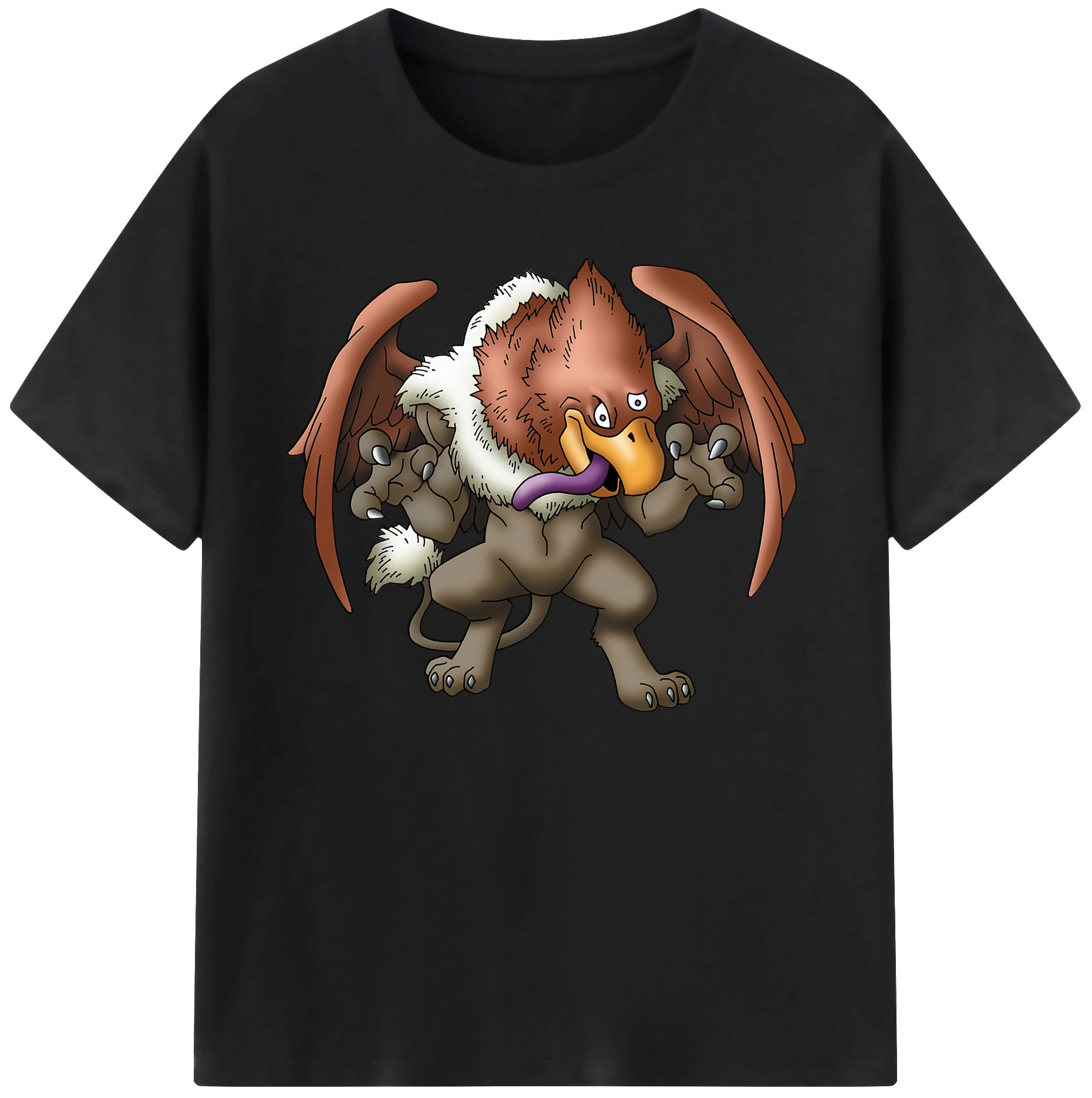 （画像用） ドラゴンクエスト Doragon Kuesuto Dragon Quest 綿100％ メンズ半袖Tシャツ｜肌触りやわらか＆通気性