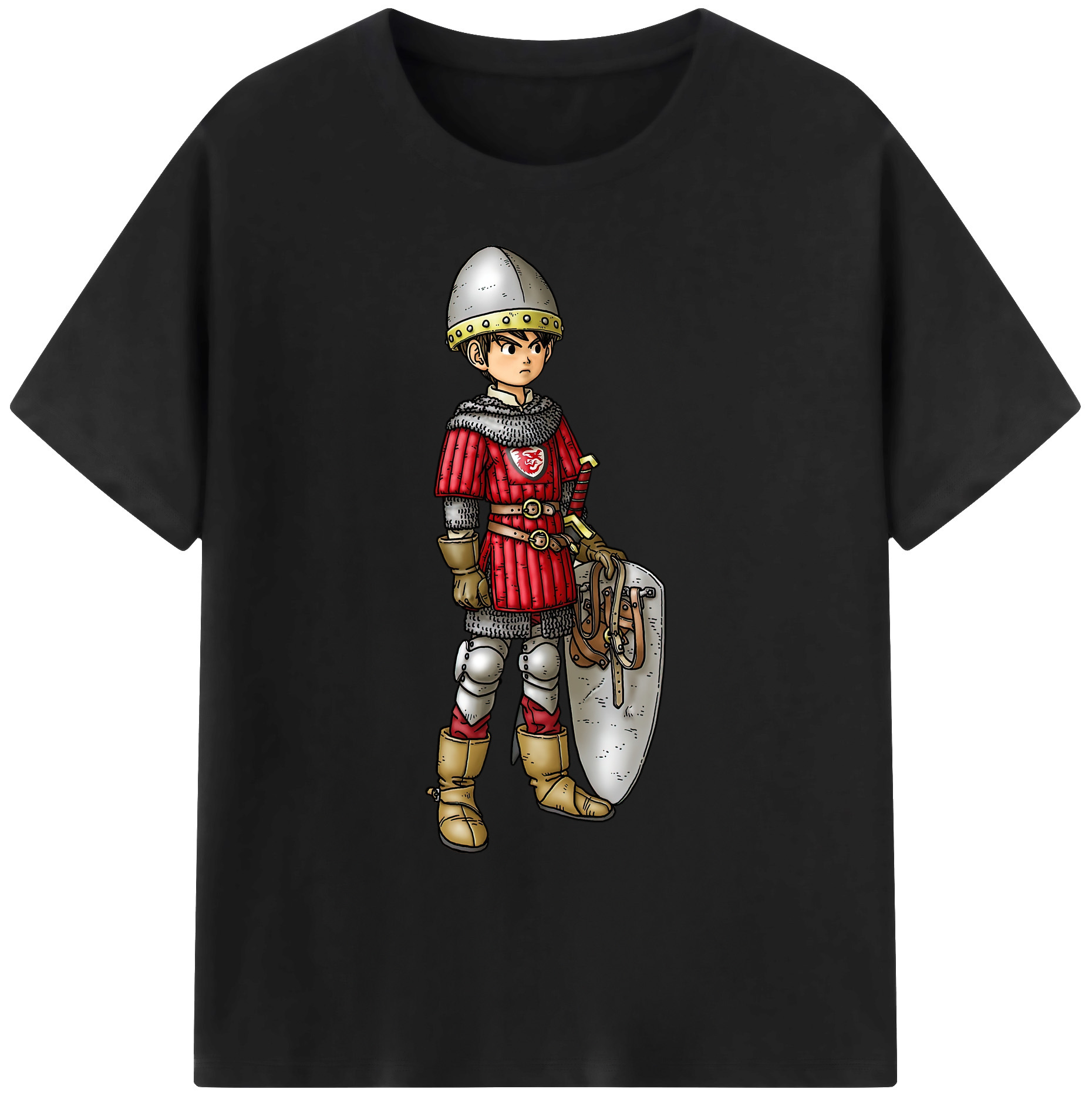 （画像用） ドラゴンクエスト Doragon Kuesuto Dragon Quest 綿100％ メンズ半袖Tシャツ｜肌触りやわらか＆通気性