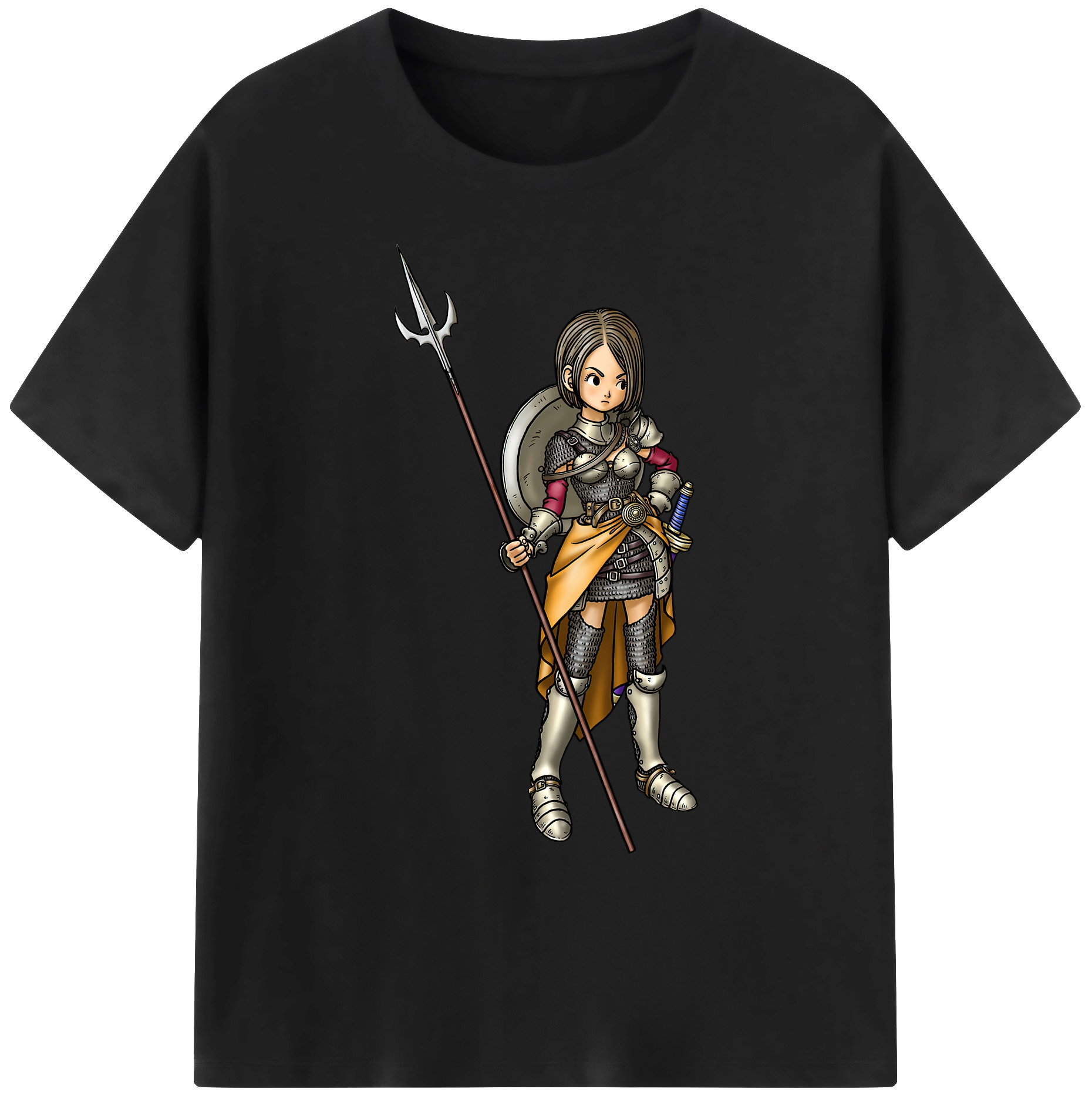 （画像用） ドラゴンクエスト Doragon Kuesuto Dragon Quest 綿100％ メンズ半袖Tシャツ｜肌触りやわらか＆通気性