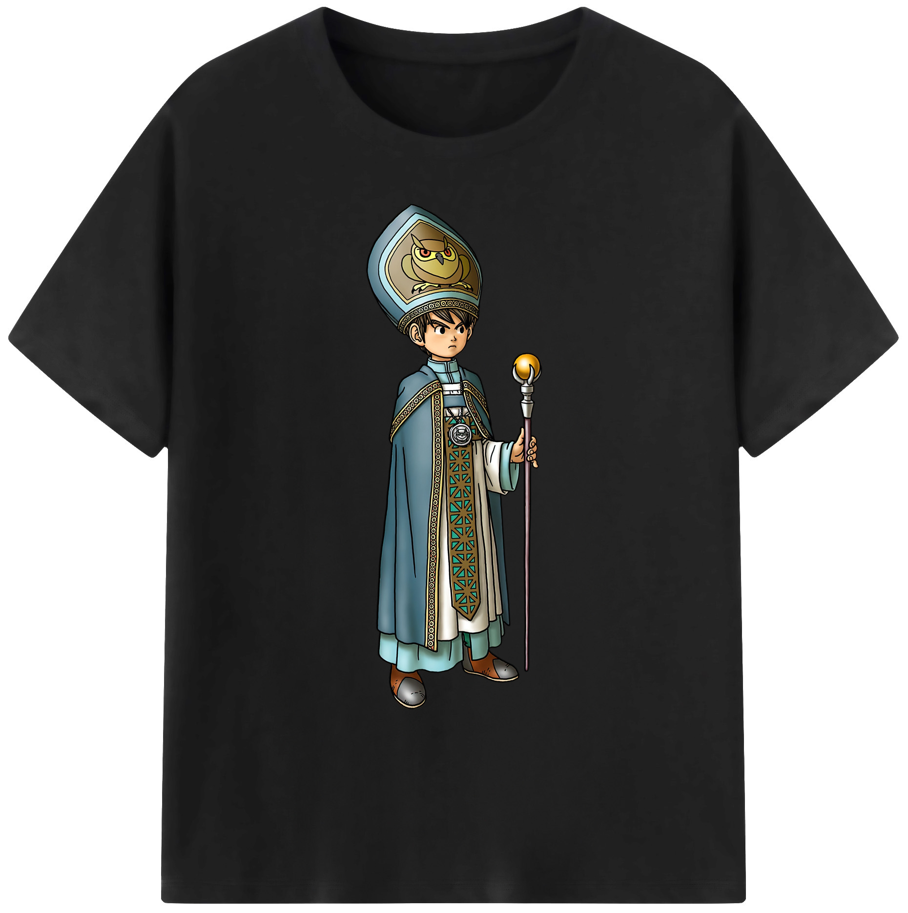 （画像用） ドラゴンクエスト Doragon Kuesuto Dragon Quest 綿100％ メンズ半袖Tシャツ｜肌触りやわらか＆通気性
