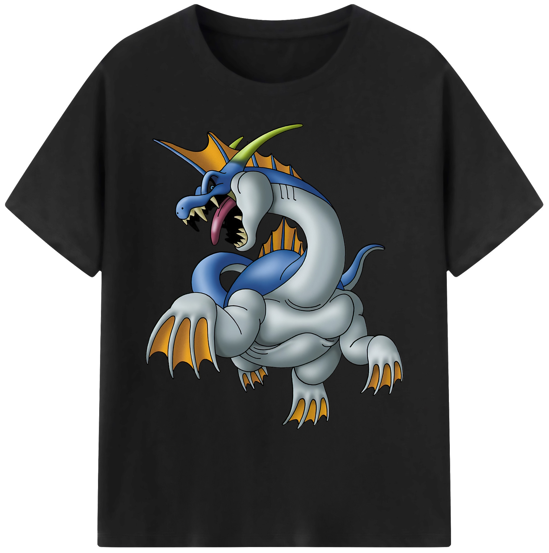 （画像用） ドラゴンクエスト Doragon Kuesuto Dragon Quest 綿100％ メンズ半袖Tシャツ｜肌触りやわらか＆通気性